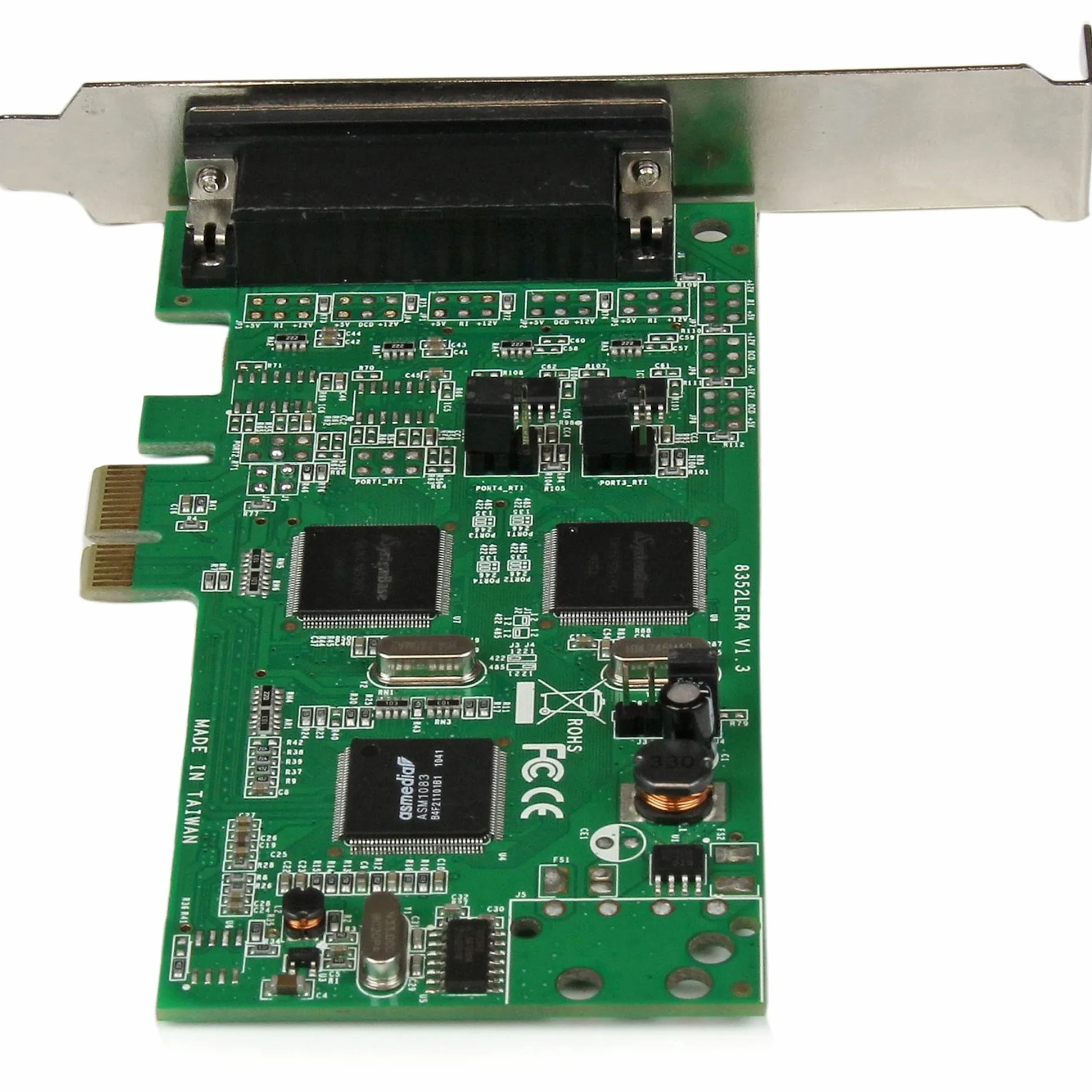 StarTech.com Scheda Combo Seriale PCie 4 Porte PCI Express, 2 X Rs232 2 X Rs422 / Rs485