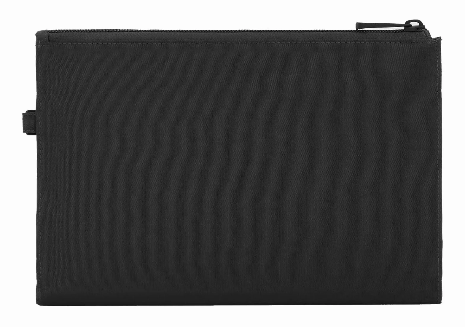 Piquadro Pochette porta iPad®mini in tessuto riciclato e pelle con tasca porta occhiali, protezione anti-frode RFID e tasca per AirPods® Nero