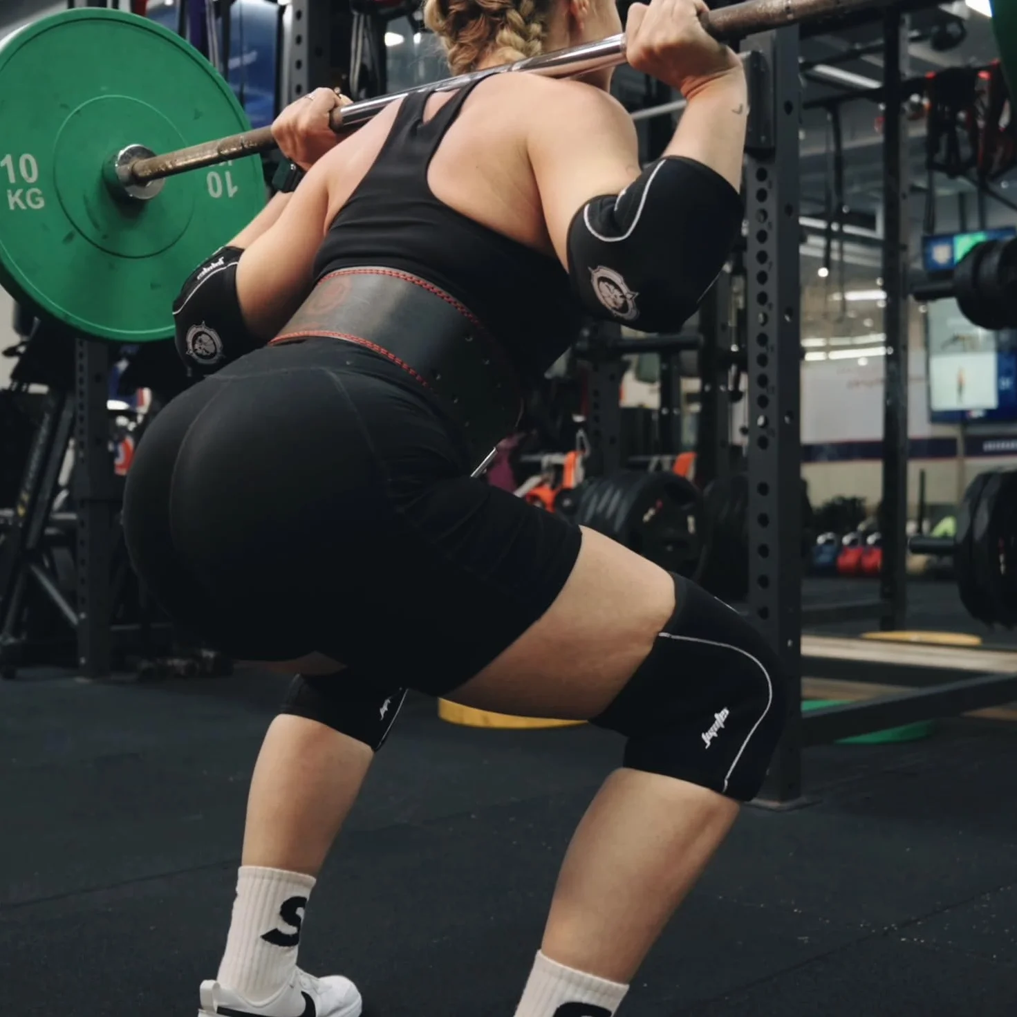 Jupiter Ginocchiere Compressione 7mm per Squat, Powerlifting, Cross Training