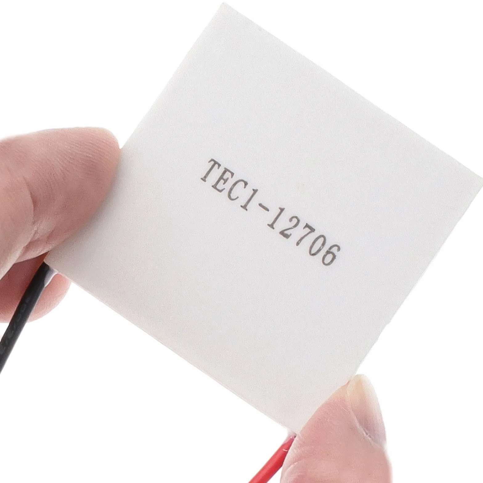 2 pezzi TEC1-12706 Dispositivo di raffreddamento termoelettrico TEC1-12706 Compresse di refrigerazione a semiconduttore Piastra del dissipatore di calore Peltier (40x40MM)