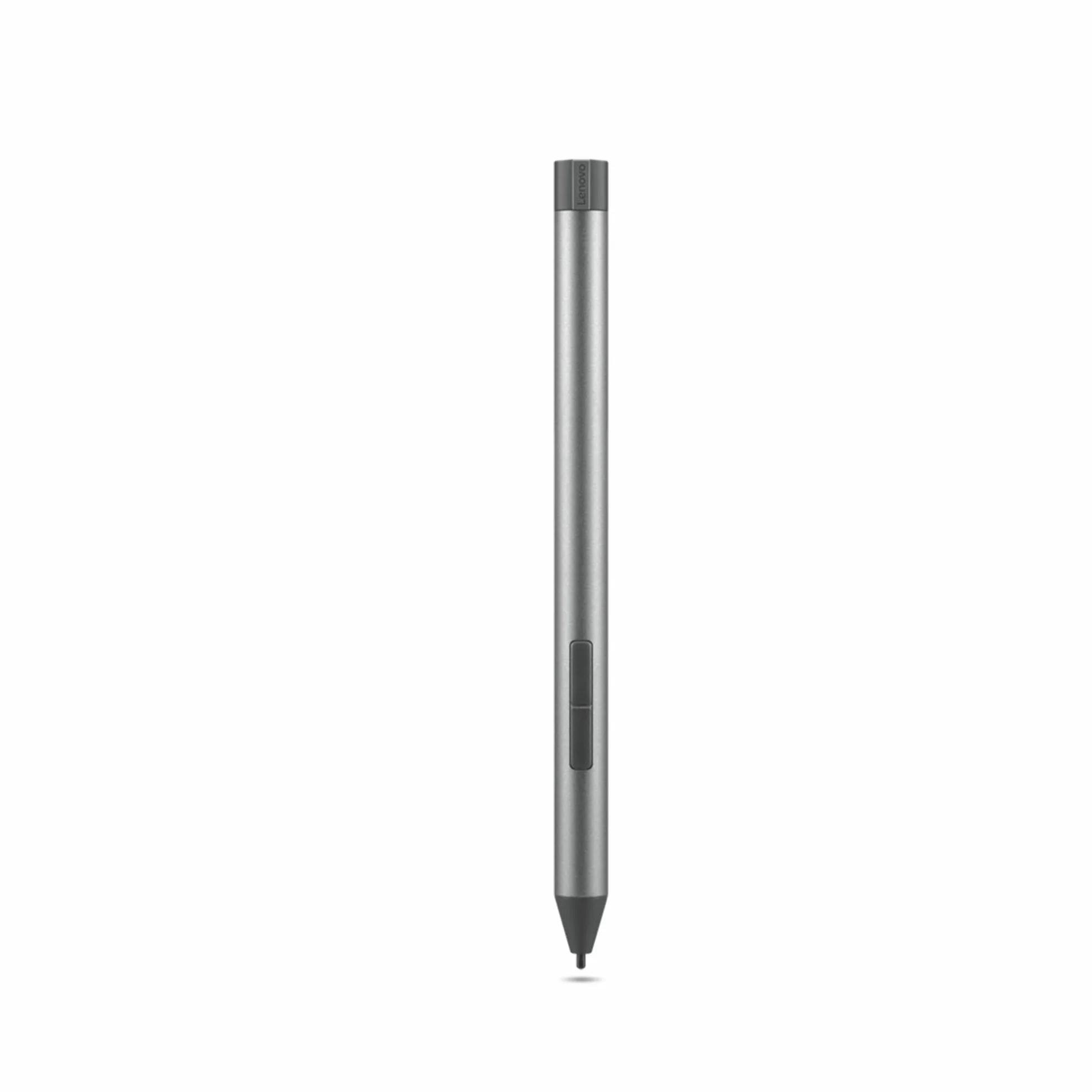Lenovo Digital Pen 2: Penna Digitale Bluetooth, Tecnologia Attiva per Scrittura Paper-like. Compatibile con Windows 10 e Superiori. Punta in Elastomero, Pulsanti Rapidi e Autonomia Estesa – Grigio