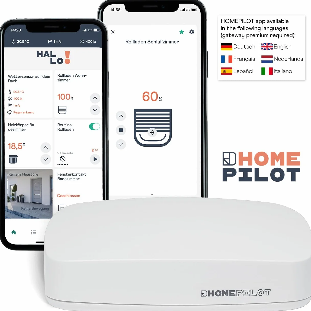 Home Pilot Gateway premium centrale smart home Matter-Bridge compatibile Apple Alexa Google Assistant
