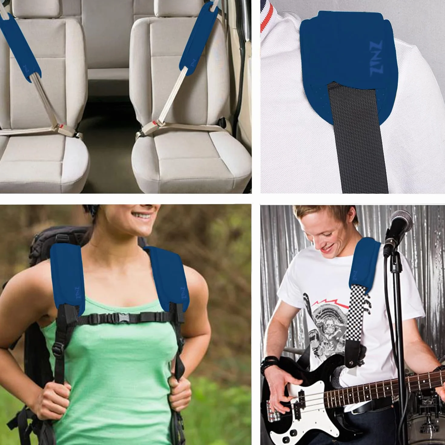 ZINZ Sostituzione Spallina e Tracolla per Fotocamera, Zaino, Messenger, Laptop, Guitar, Borsa – Lunga e Confortevole