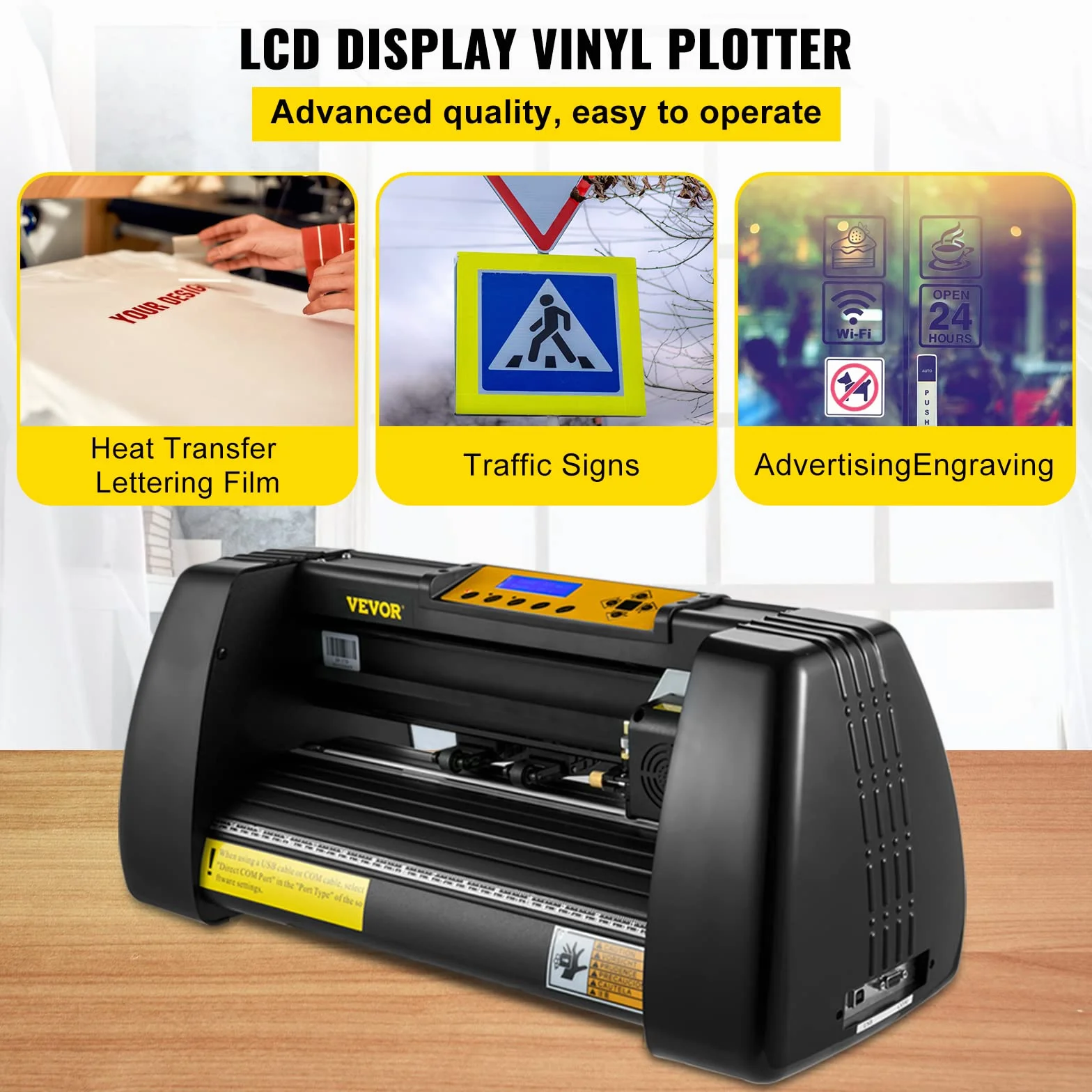 VEVOR Plotter da Taglio in Vinile Macchina con Plotter Signmaster Software Plotter Prefessionale Macchina con Supporto Taglierina per Vinile
