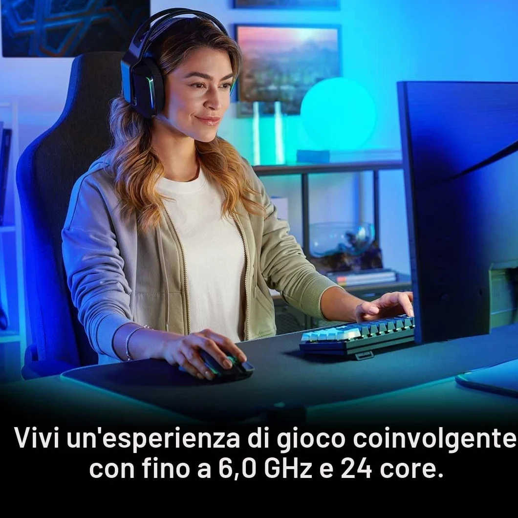 Intel® Core™ i7 Processore per sistemi desktop 14700KF 20 core (8 P-core + 12 E-core) fino a 5,6 GHz