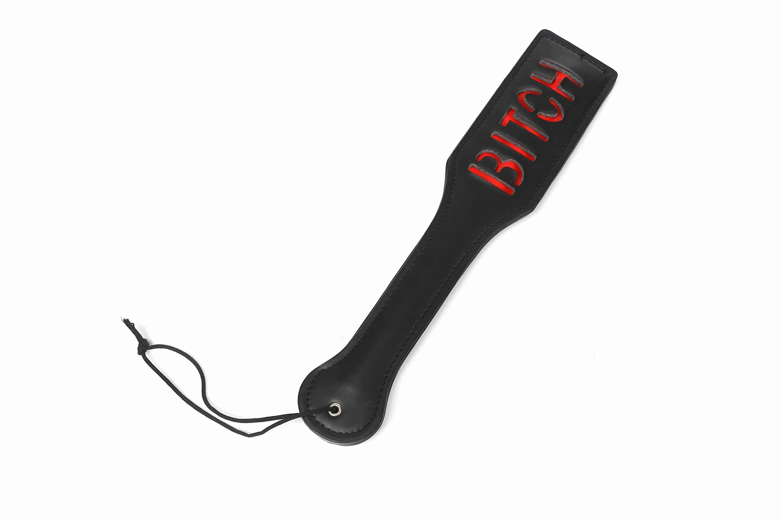 SEXY FRUSTINO SCULACCIATORE SADOMASO CUOIO BONDAGE NERO ROSSO SEX TOYS