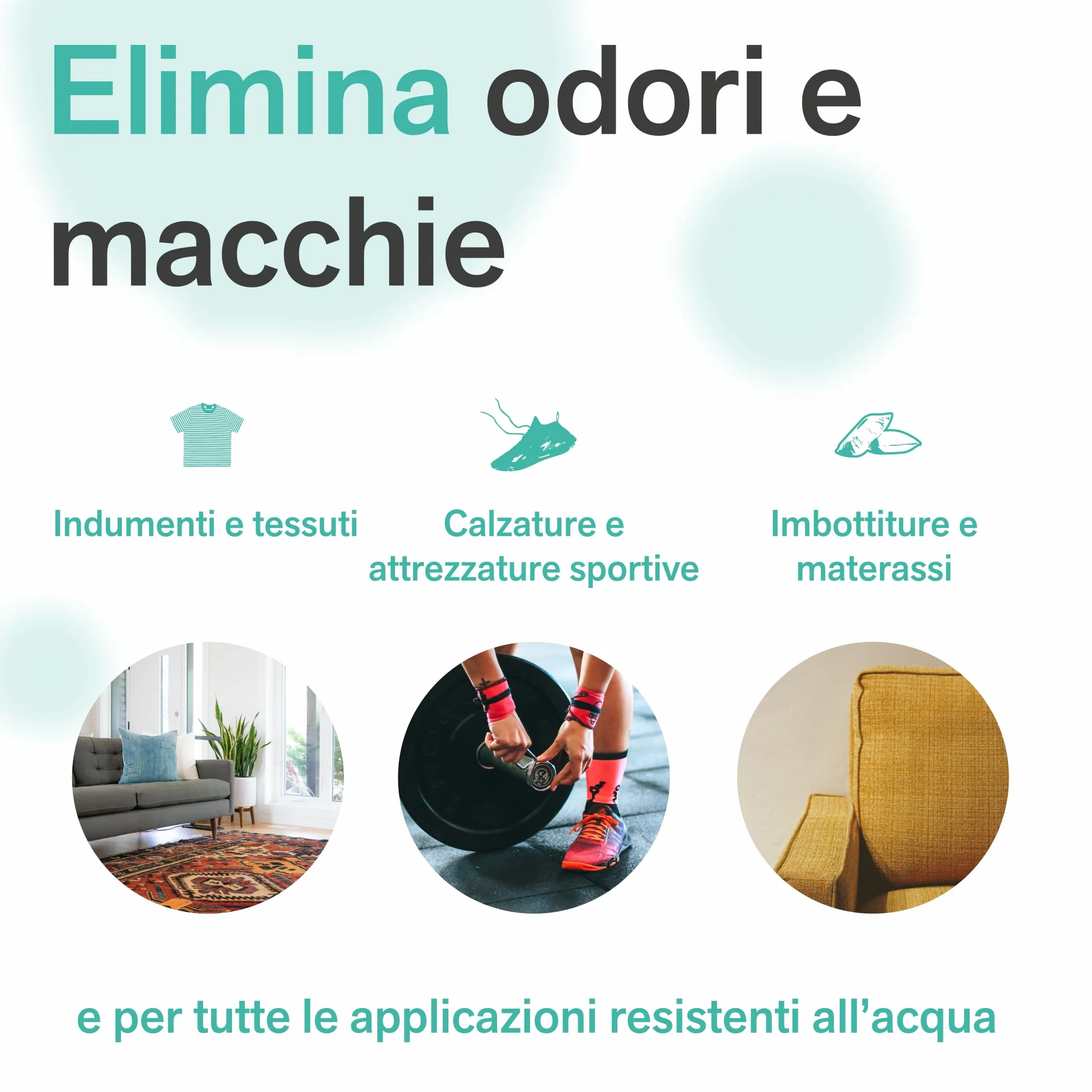 BactPro BactHome Elimina Odori Macchie Sudore Urina Attivatore Biologico Spray 700 ml