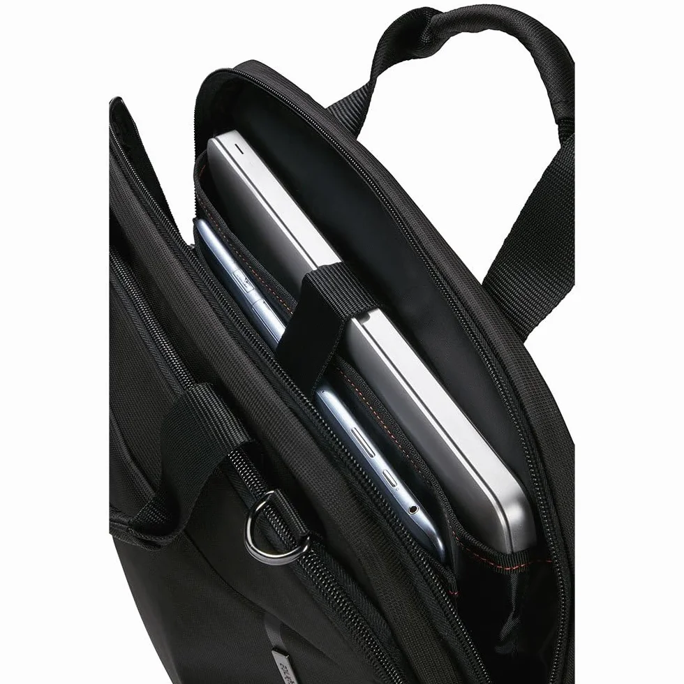 Samsonite Network 4 - Borsa per laptop 15,6 pollici, 42,5 cm, 15,5 L, nero (carbone nero)