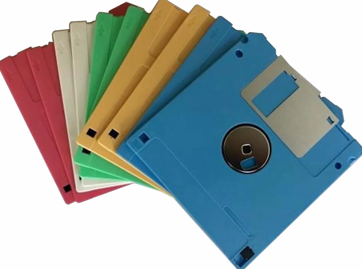 Simpletek 10 x Floppy Disk 3,5" 1.4MB MF2-HD Formattati per MS-DOS e Windows