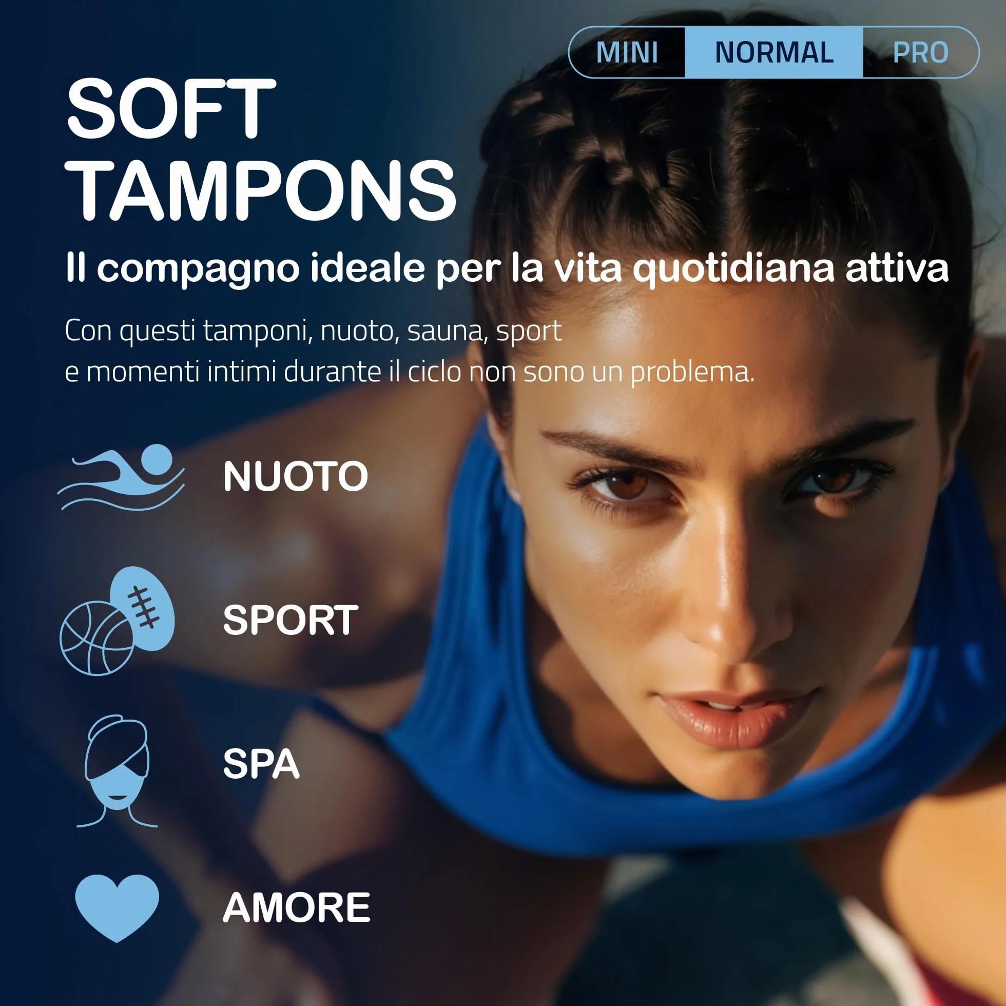 MY.SIZE Woman Soft Tampons NORMAL 20 pezzi tamponi senza filo