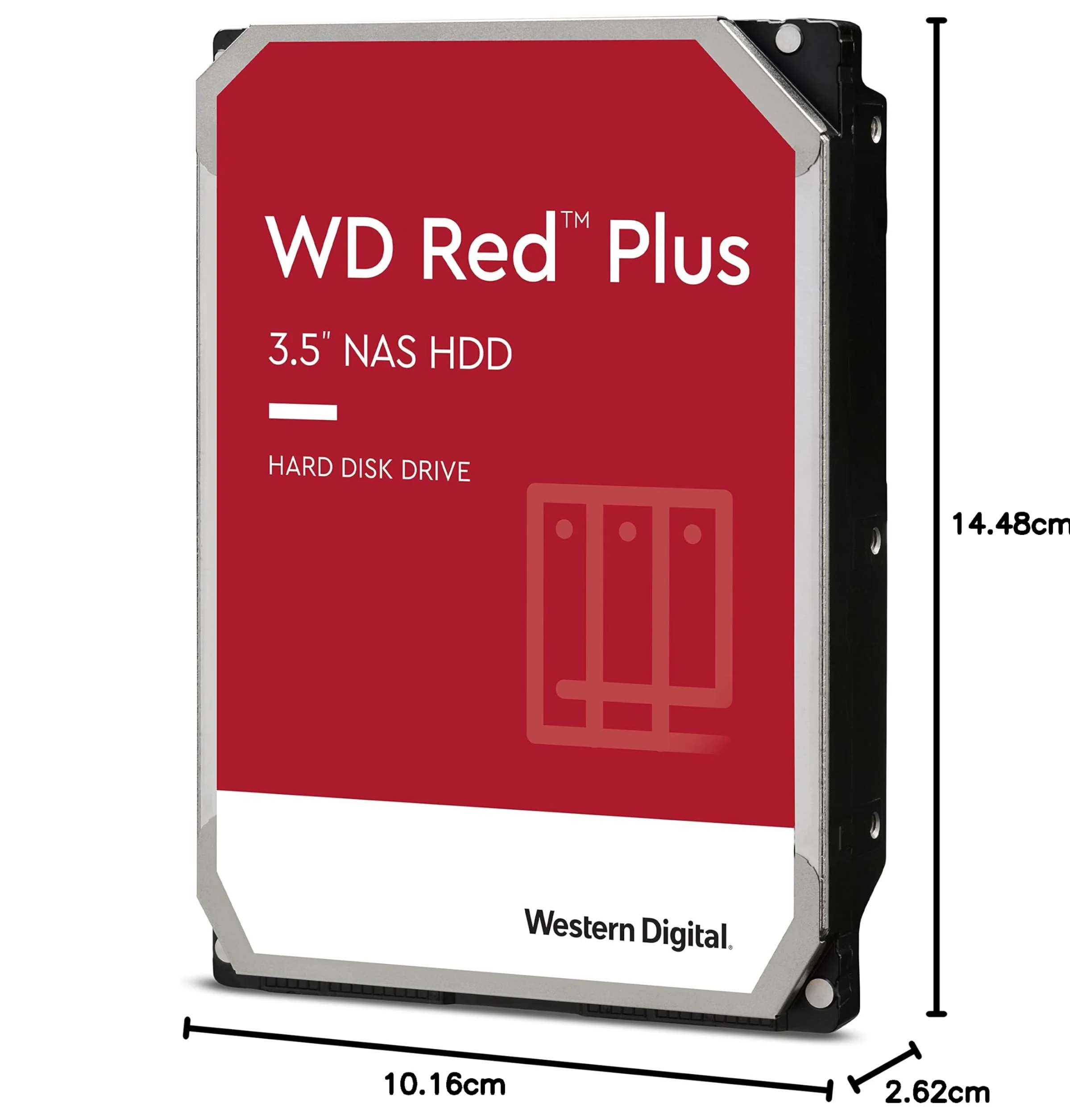 Western Digital WD Red 3 TB NAS hard disk interno 3.5", 5400 RPM Class, SATA 6 Gb/s, CMR, 64 MB Cache, WD30EFAX
