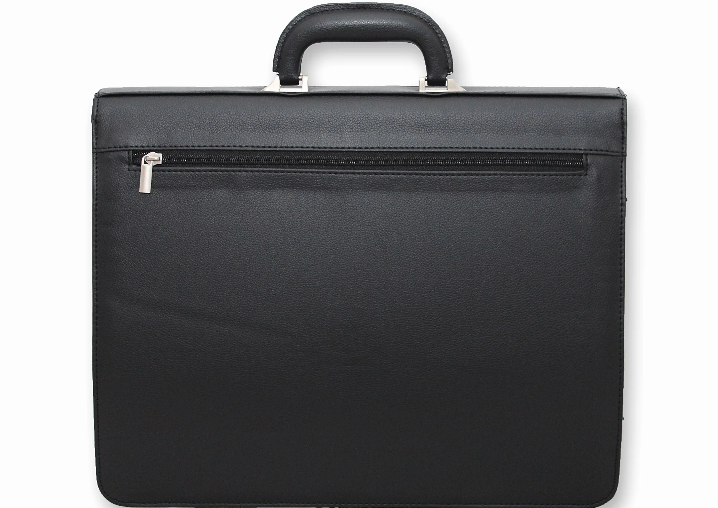 BORSA CARTELLA VENTIQUATTRORE PORTADOCUMENTI 24 ORE VALIGETTA DA UFFICIO LAVORO (Nero MA32)