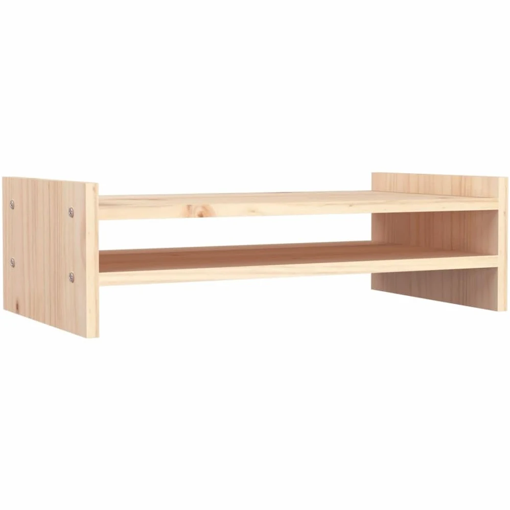 Supporto per monitor 50 x 27 x 15 cm in legno di pino solido 02_0004423