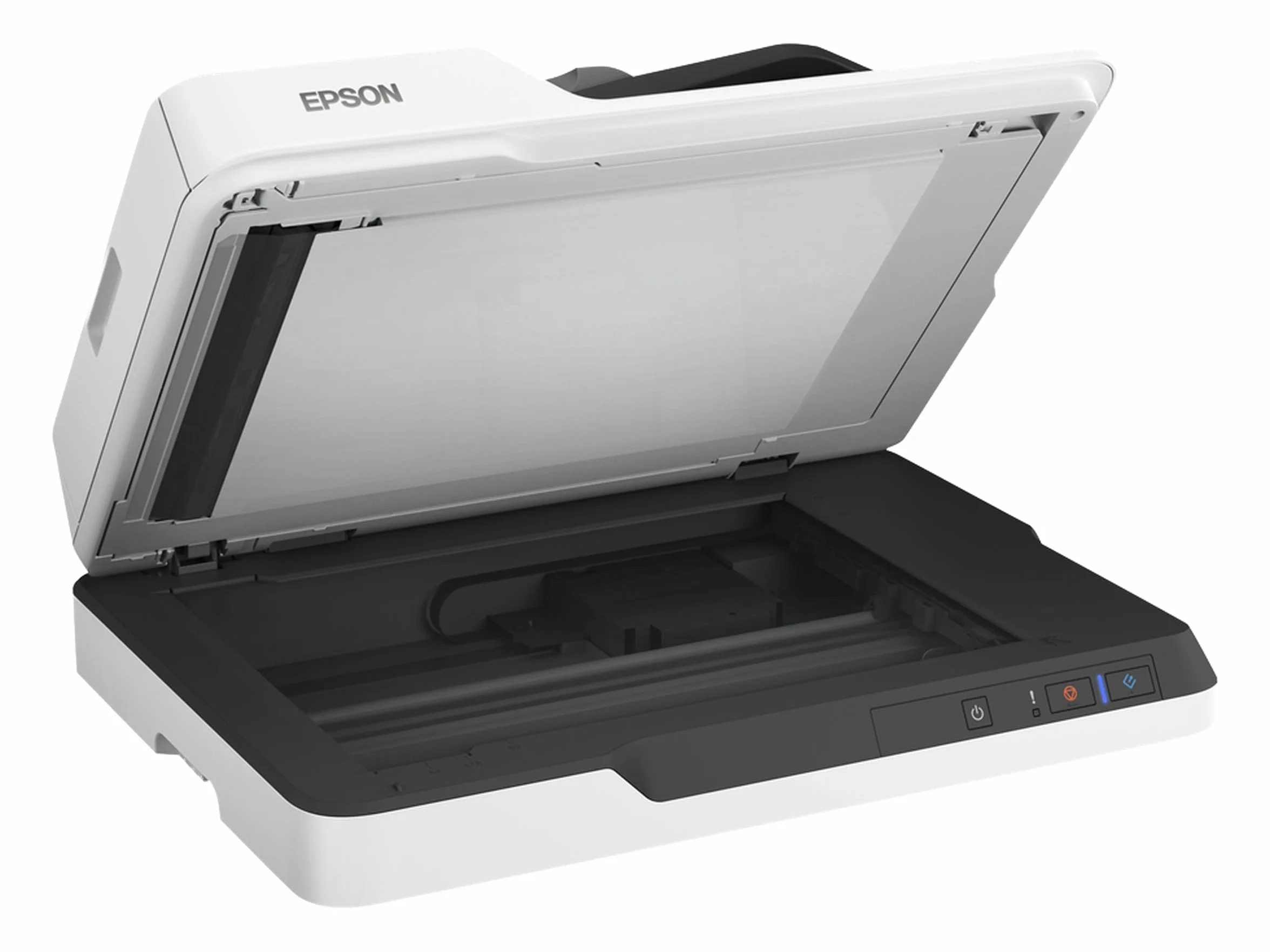 Epson WorkForce DS-1630 Scanner Piano Compatto con Alimentatore Automatico di Documenti 50 Pagine, USB 3.0, Acquisizione di Libri, Documenti Rilegati, Passaporti, Fogli A4, Ottimizzazione del Colore