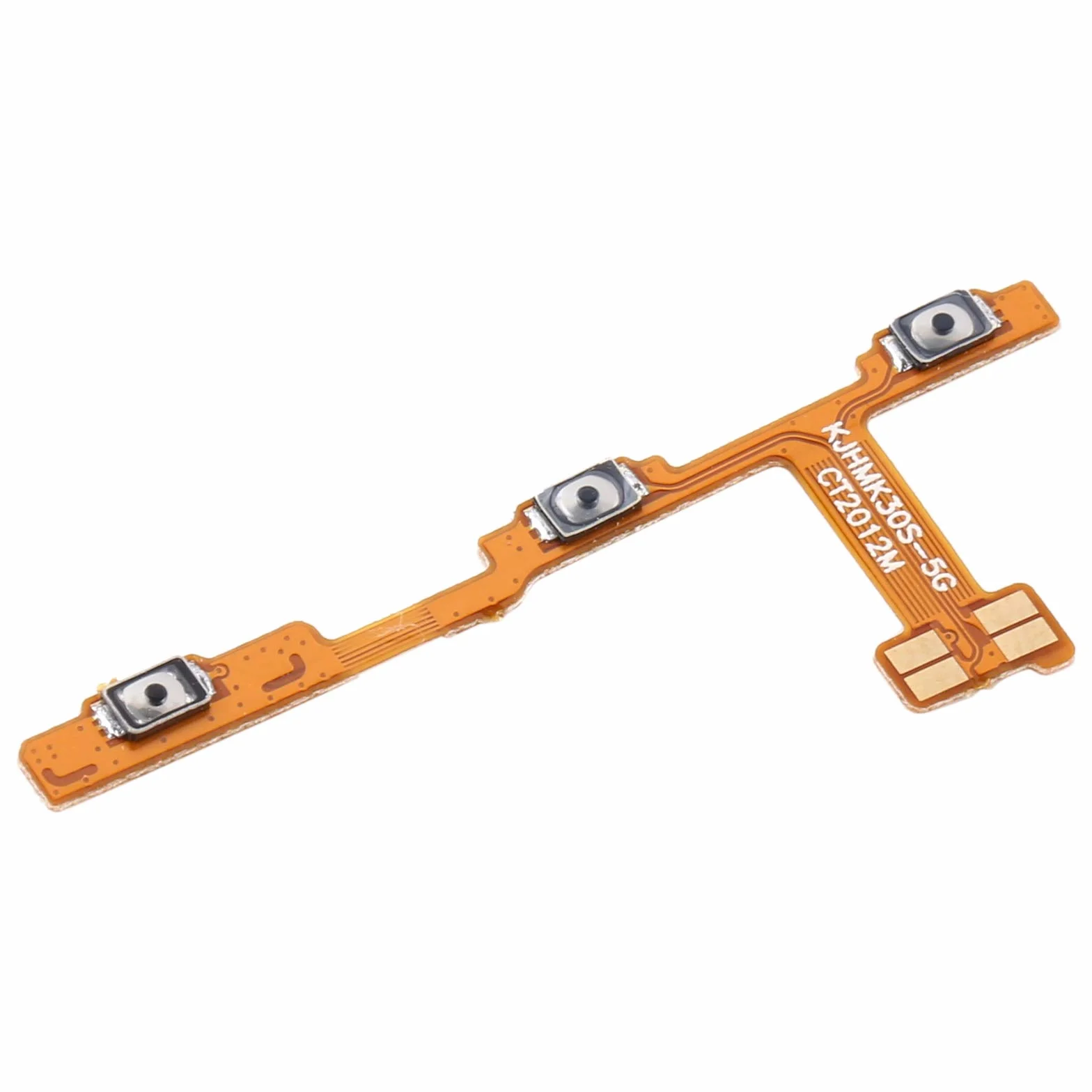 Generico RicambioCompatibile con XIOMI MI 10T 5G / MI 10T PRO 5G flat flex circuito interno switch key pulsante accensione tasto power controllo volume on off spare part