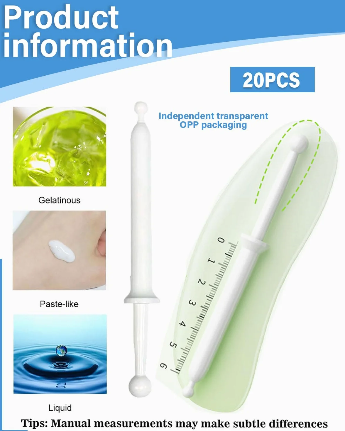 Applicatori Vaginali Monouso 20 Pezzi Ovale Lubrificante Applicatore Anale Iniettore Siringa