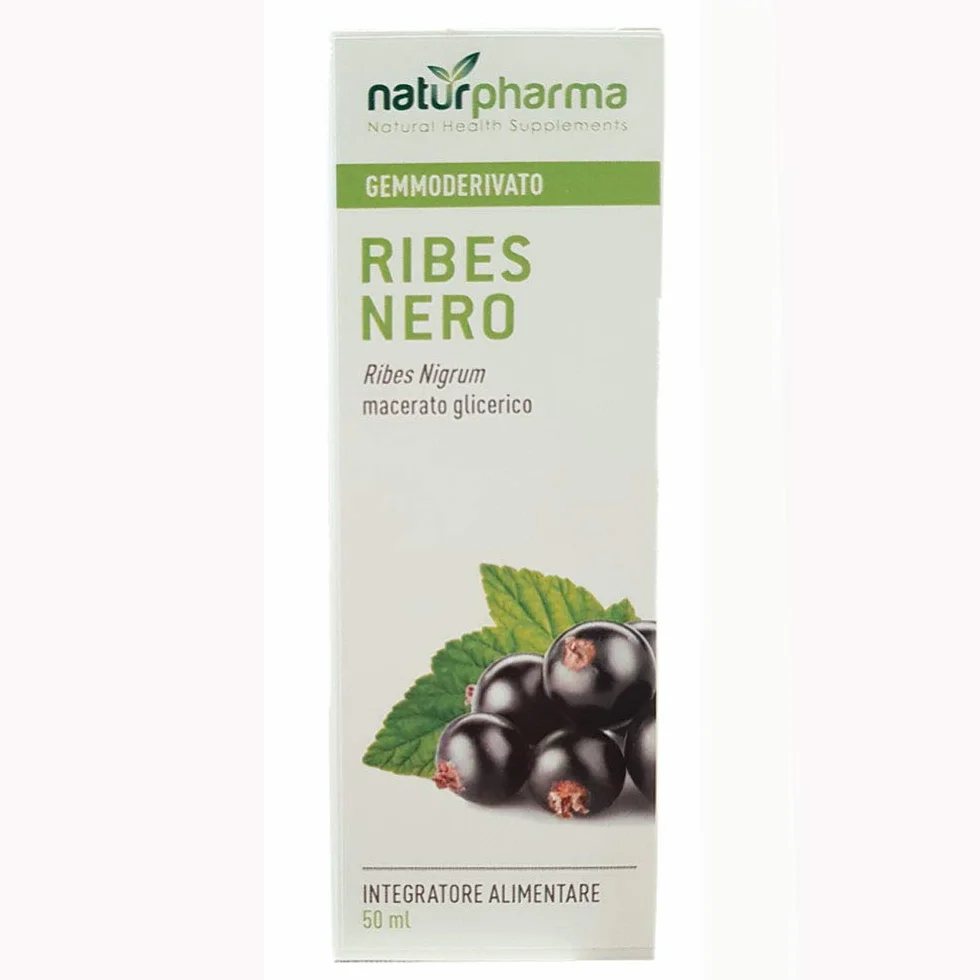 Ribes Nigrum Gemmoderivato Puro 50 ml Macerato Glicerico Tintura Madre Alta Biodisponibilità Ribes Nero concentrato liquido