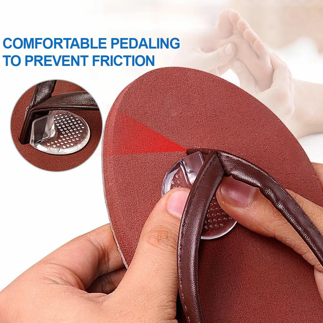 Infradito Sandali Toe Protector Pad Antiscivolo Silicone Inserti 12 Pezzi