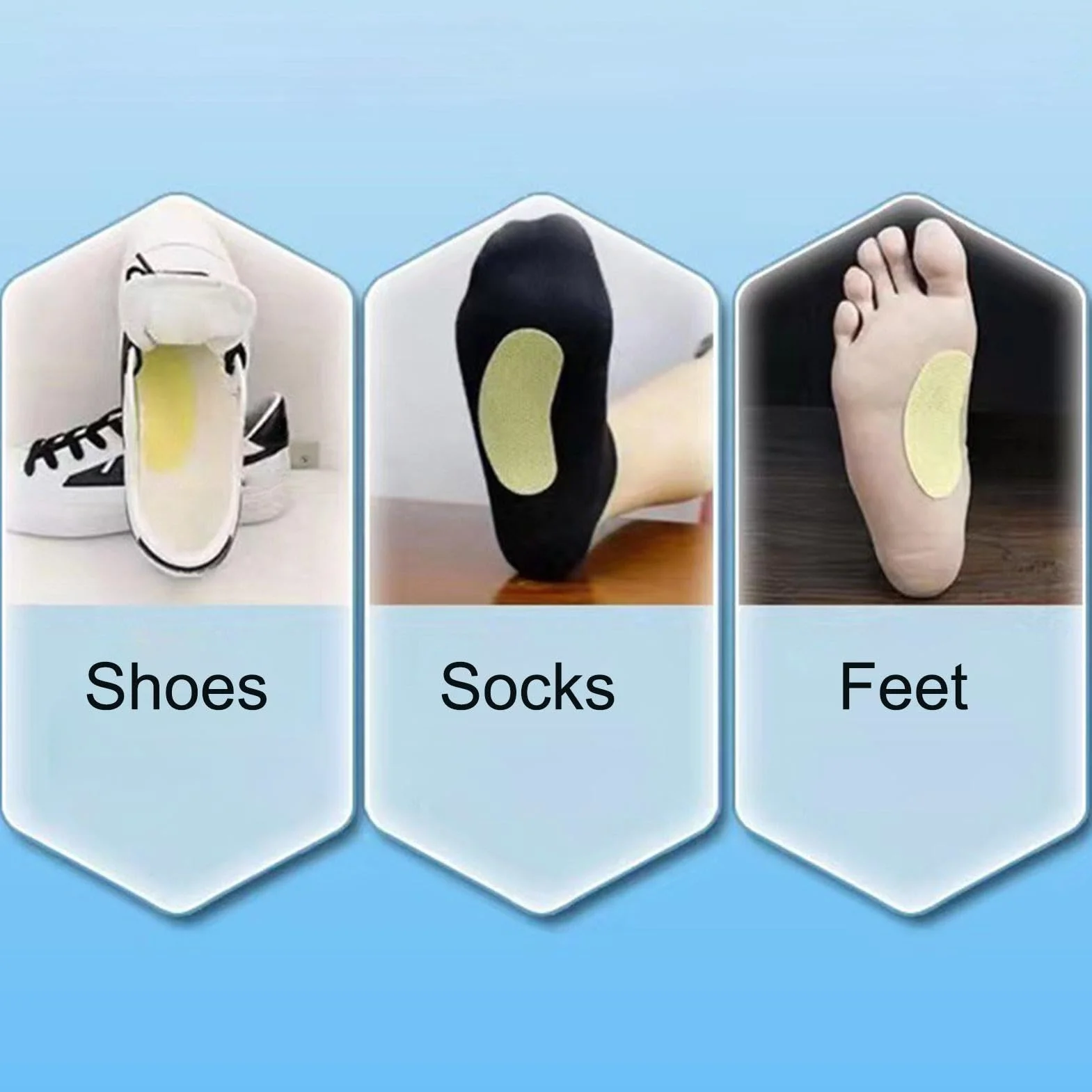 Insist Adesivo anti-odore deodorizzazione per scarpe da ginnastica patch rimozione odori lunga durata