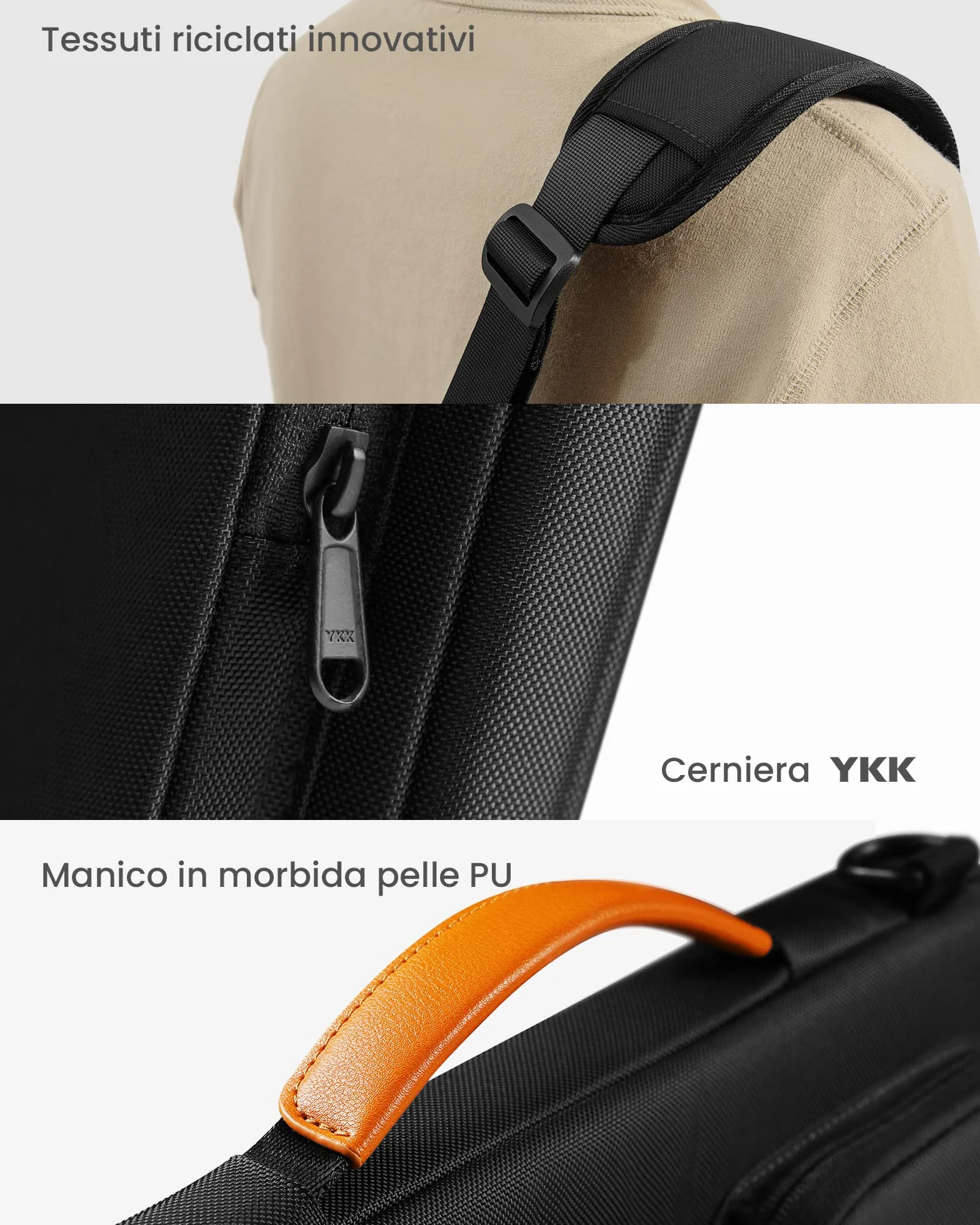 tomtoc 360° Custodia per 15 Pollici Nuovo MacBook Air M5/A3448 (2026), M4 2025, M3/M2, Borsa Business per 15'' Microsoft Surface Laptop 7/6, Dell XPS 15 Plus, MacBook Pro15, Acer HP Chromebook 14