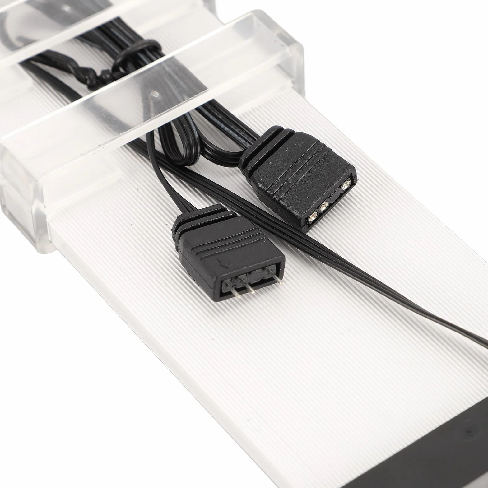 Cavo di Prolunga di Alimentazione RGB, Cavo di Alimentazione della Scheda Madre ARGB, Cavo PSU Sincronizzato da 5 V a 3 Pin con Tubo in Silicone Morbido (X12 Wide (per cavo a 24