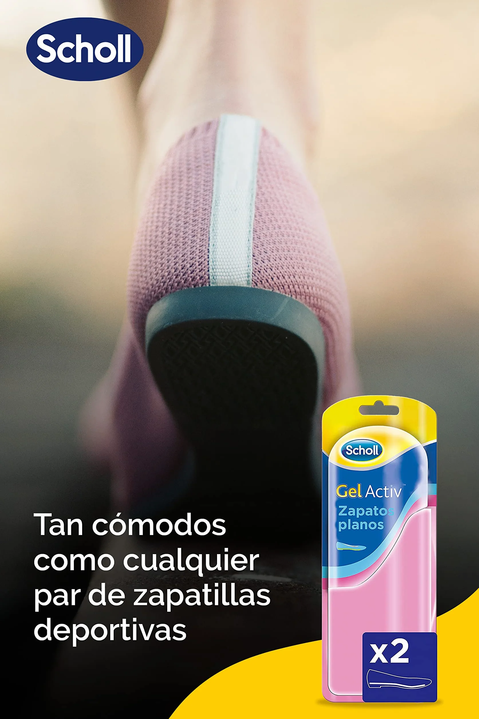 Scholl Gel Activ Solette Donna per Scarpe Basse e Ballerine, 1 Paio