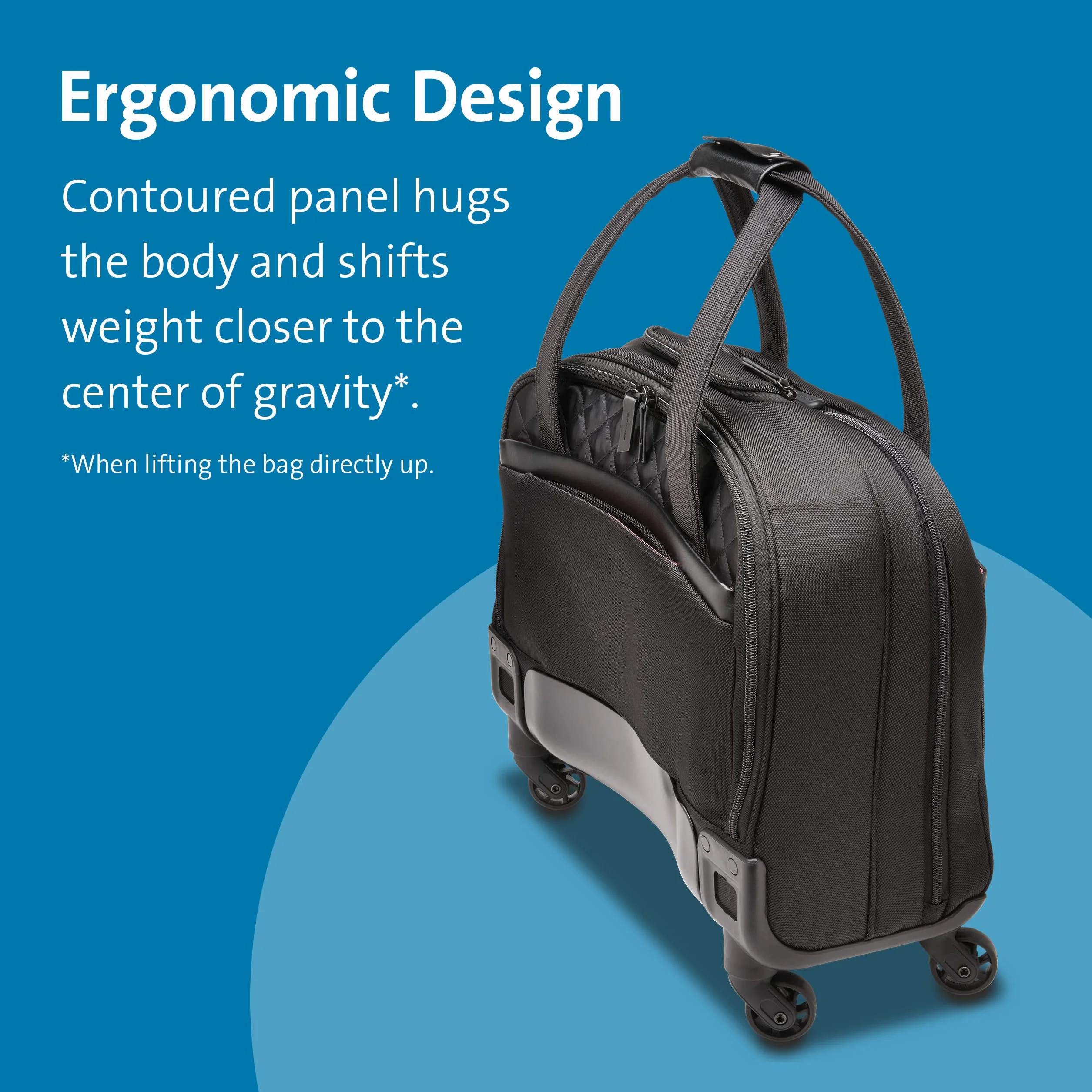 Kensington Trolley per Laptop Contour 2.0 Executive Balance 15.6" 4 Ruote Tote Bag