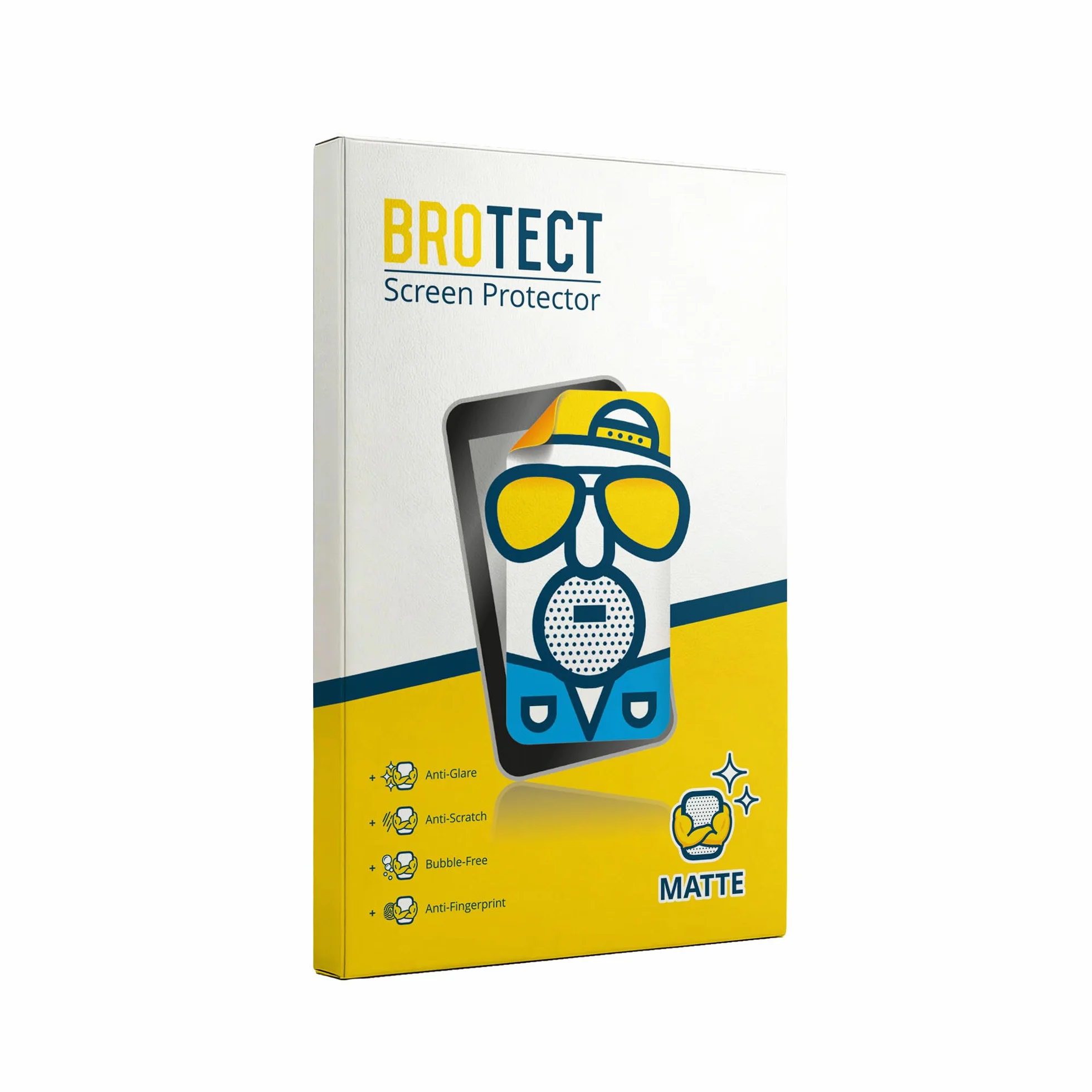 brotect Pellicola Protettiva Opaca 19" per PC touch panel con 48.3 cm (19,0 pollici) [410.9 mm x 257 mm, 16:10] Proteggi Schermo Anti-Riflesso