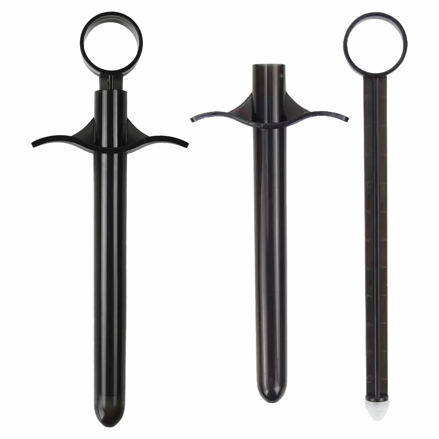 Zestaw 2 szt. Siringa Portatile Applicatore Lubrificante Riutilizzabile