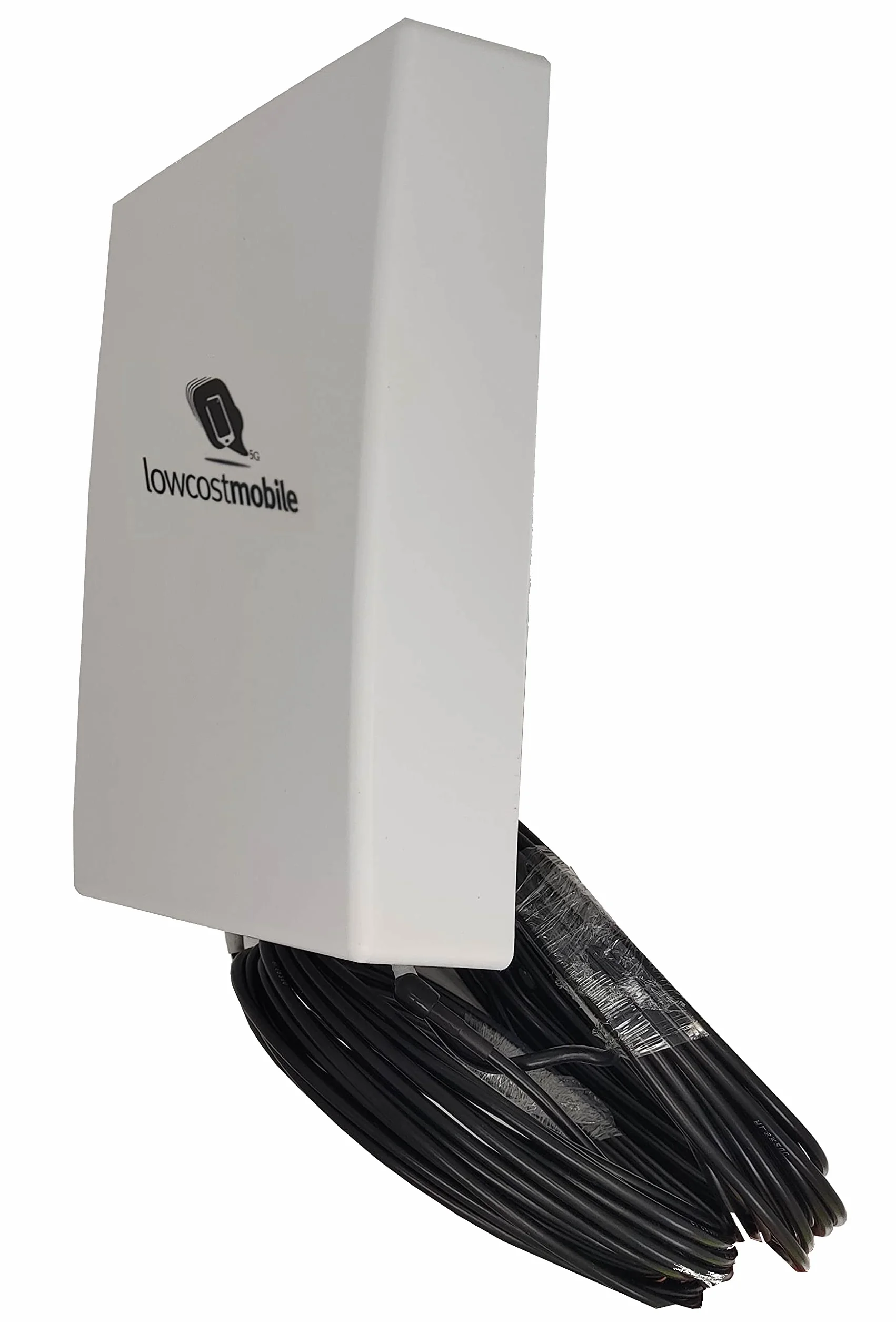 LowcostMobile PAN5G-MIMO-2021 Antenna 4G 5G MIMO Direzionale 7003800Mhz 2x5m nero SMA Cavo ALSR200 OUTDOOR compatibile con Huawei, Asus, TP Link