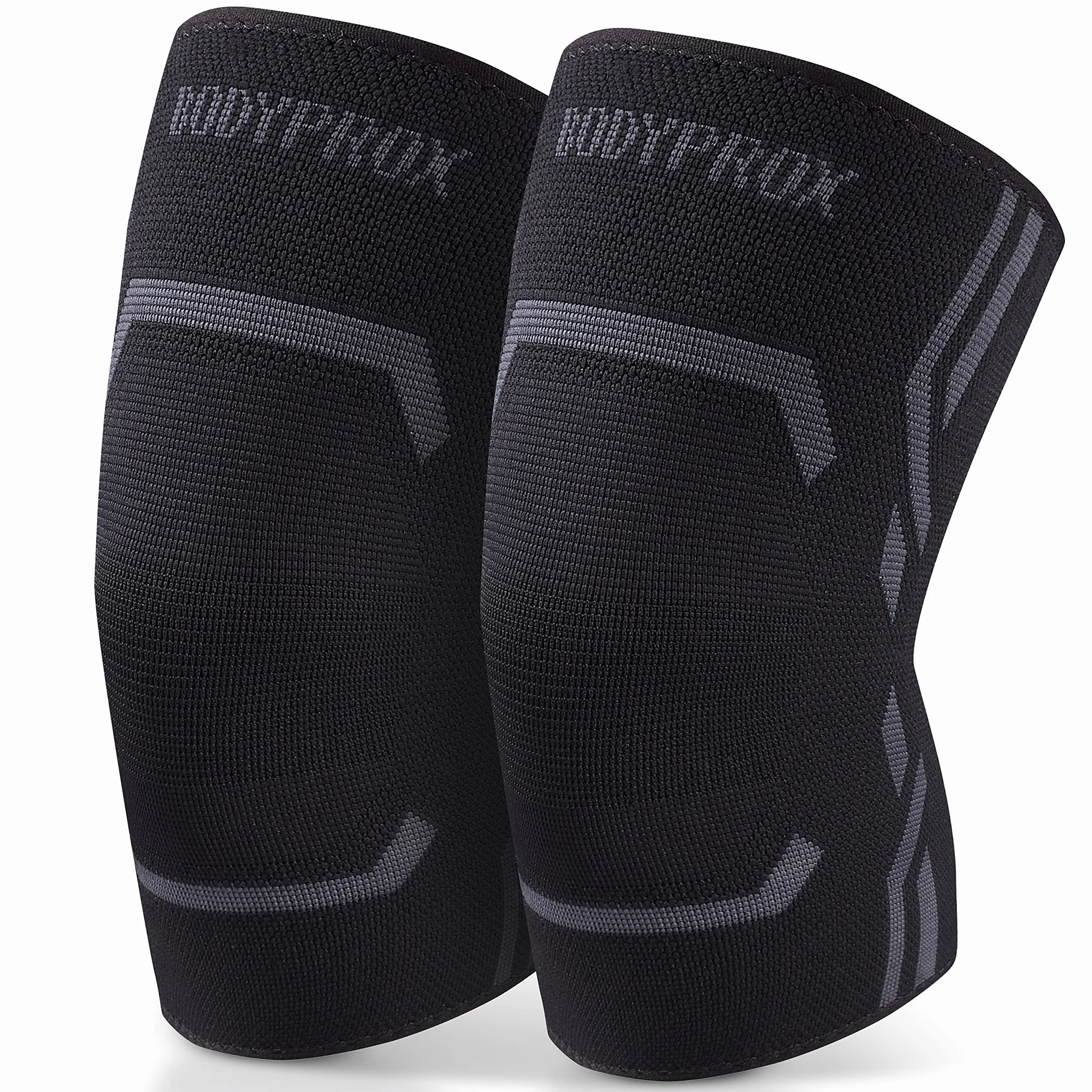 Bodyprox Ginocchiera a compressione uomo donna tutore ginocchio corsa allenamento M