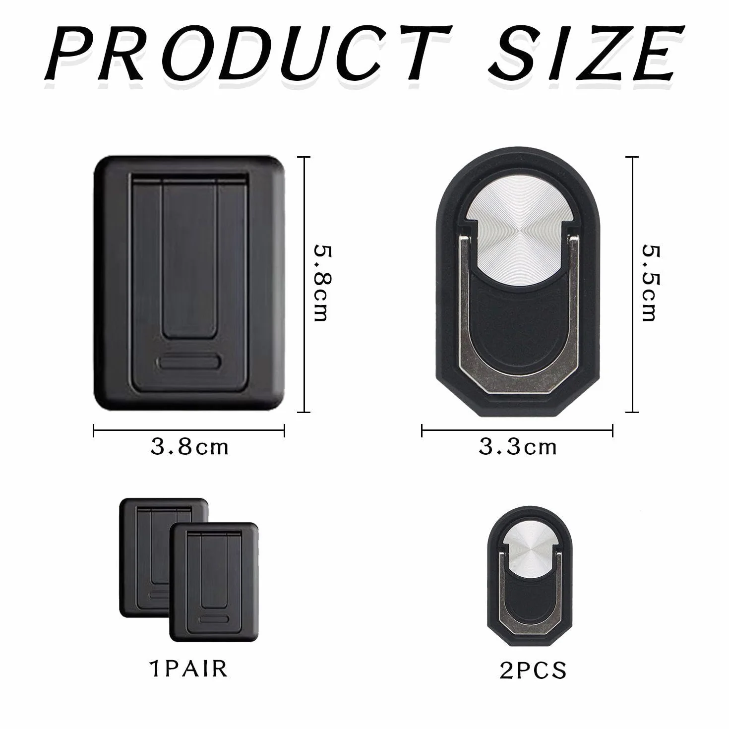 2 Paia Di Supporti Per Laptop Invisibili e Portatili, Mini Supporti Pieghevoli Di Raffreddamento, Accessori Per Computer