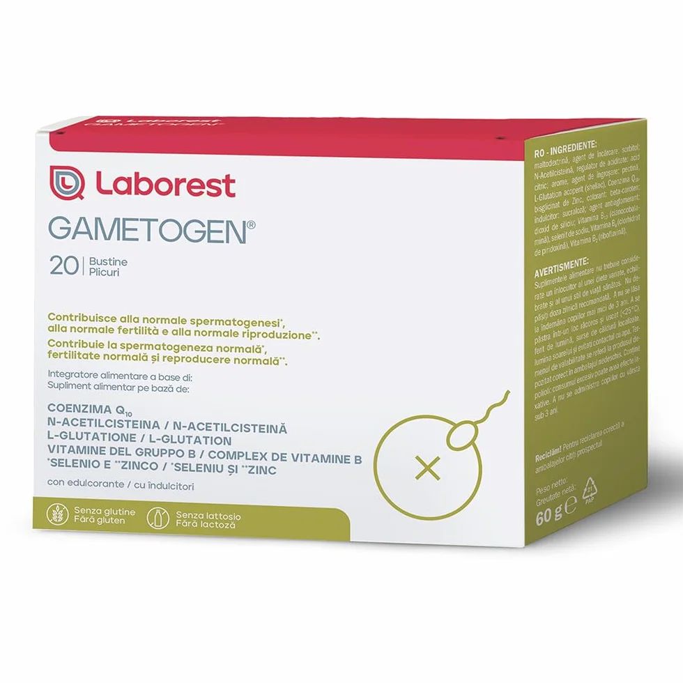 Laborest Coenzima Q10 N-Acetilcisteina Vitamine B Zinco Selenio Integratore 20 Bustine