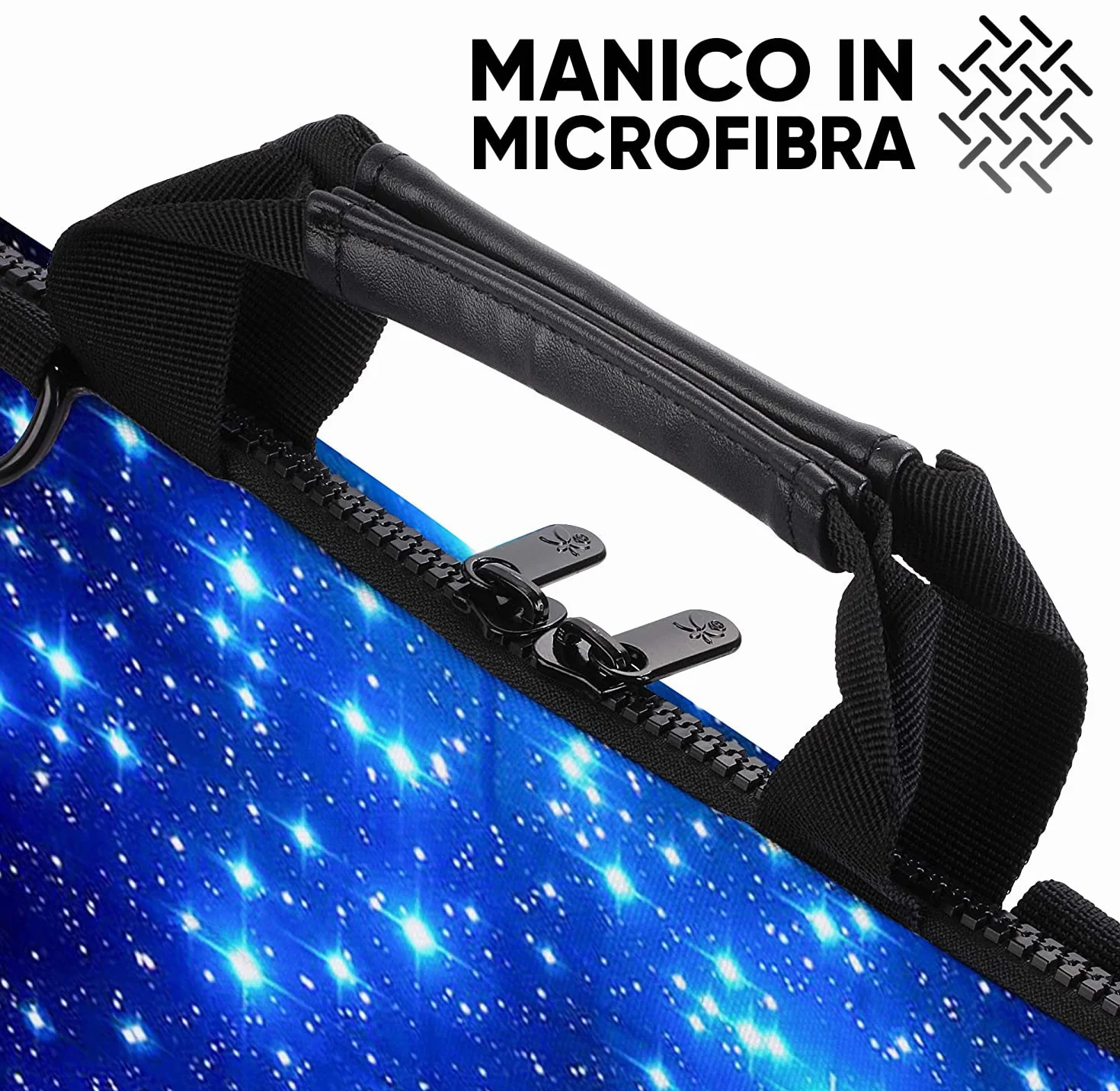 SIDORENKO - Borsa in Neoprene per Notebook Borsa a Tracolla per PC Portatili Laptop Sleeve Case 15-15.6 Pollici/MacBook Air/MacBook PRO con Manici e Tracolla Tasche per Accessori