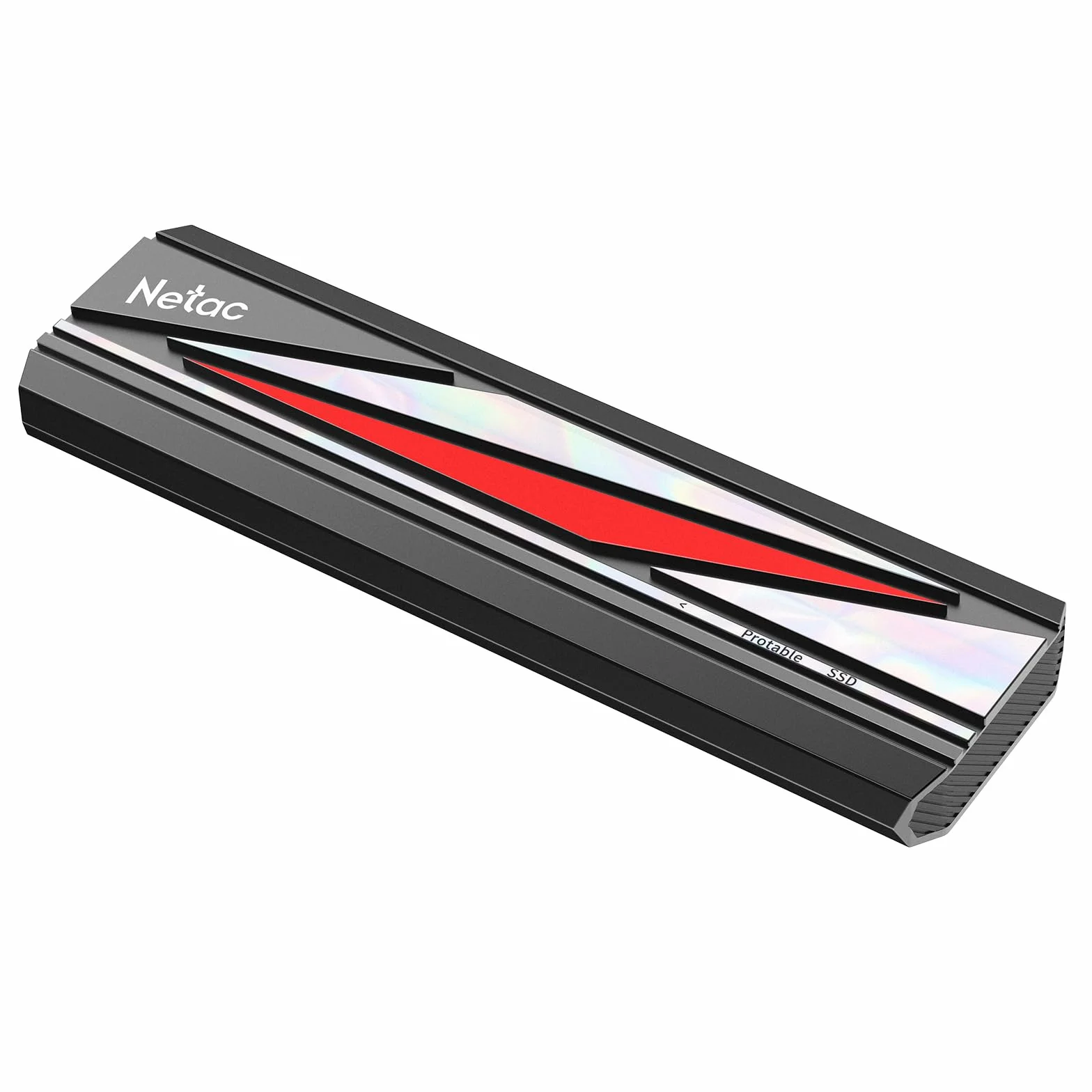 Netac SSD esterno portatile da 2 TB, fino a 2000 MB/s di lettura/scrittura, unità esterna a stato solido USB3.2 Gen2 x 2