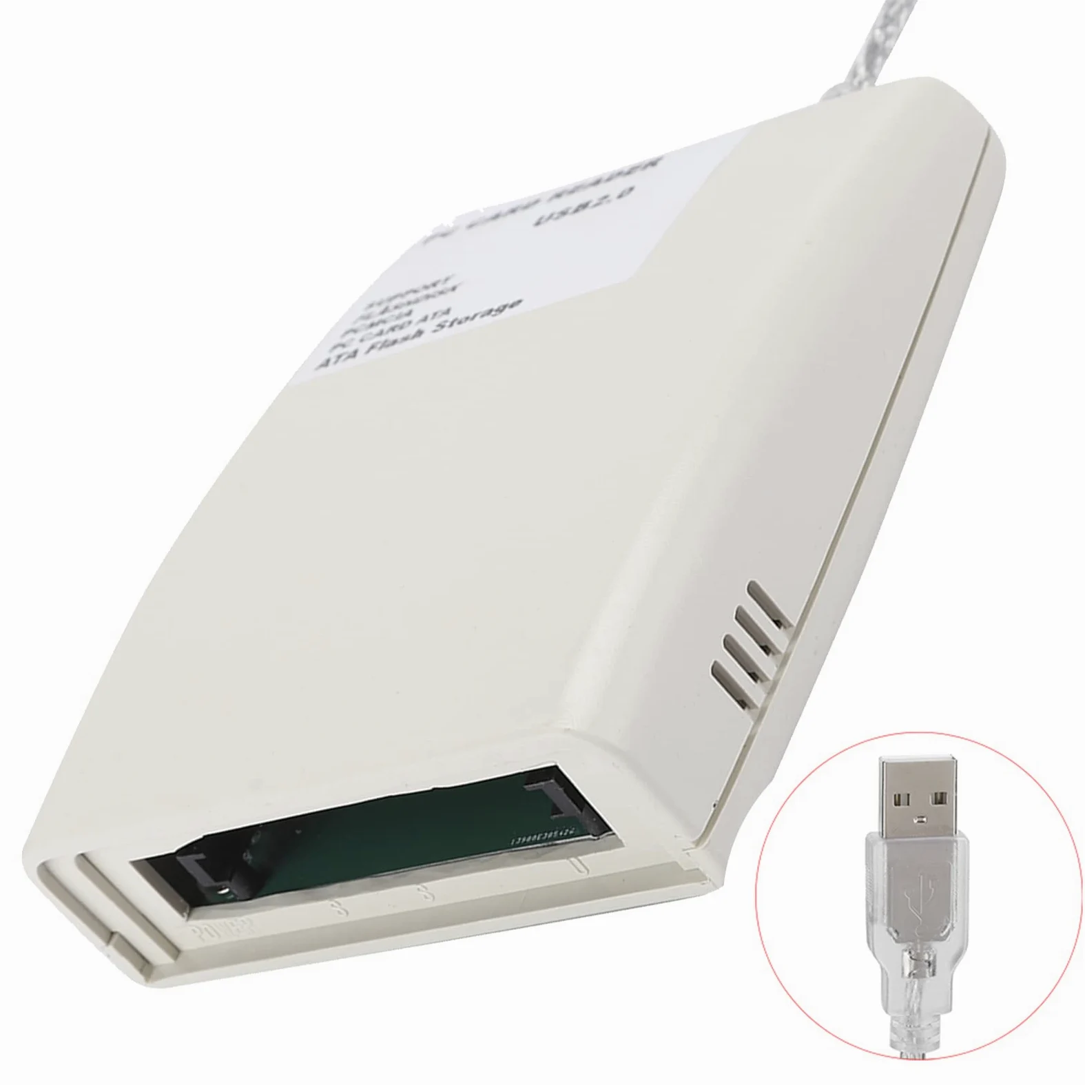 Pilipane Lettore di Schede USB,Lettore di Schede SD, Lettore di Schede Archiviazione Industriale Convertitore Portatile Memoria PCMCIa a 68 Pin PCATa Ad Alta velocità