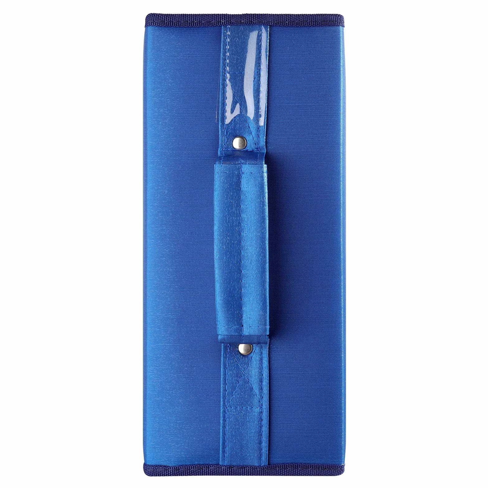 alavisxf xx Porta CD Custodia, Nylon da 160 Capacità Porta CD Borsa Custodia CD Auto Protettiva Portafoglio Organizer (Blu, 160 Capacità)