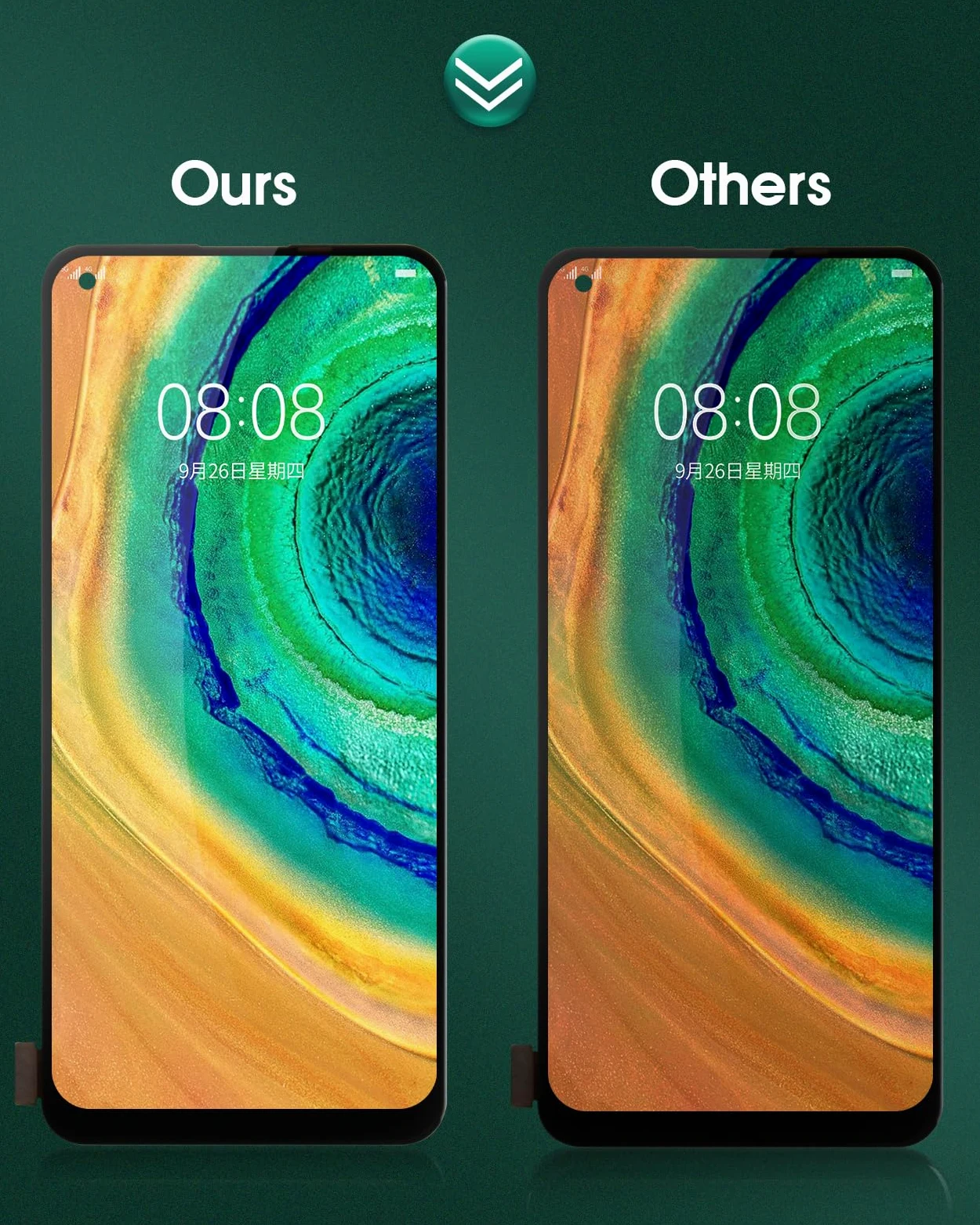 SRJTEK Display LCD per Oppo Realme 8 Pro/7 Pro/Reno5 Z, Realme 8 4G / Reno4 SE Digitizer senza cornice (nero, nessuna identificazione delle impronte digitali)