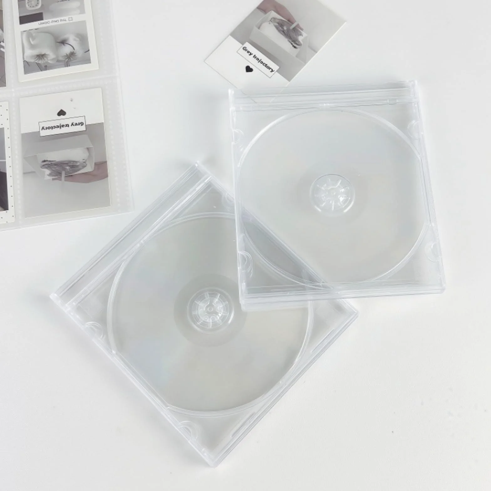 GOMETY 15 Custodie CD Dvd Trasparenti, Custodia Slim in Plastica per 1 Disco, Scatola Protettiva per Archiviazione e Conservazione Dischi