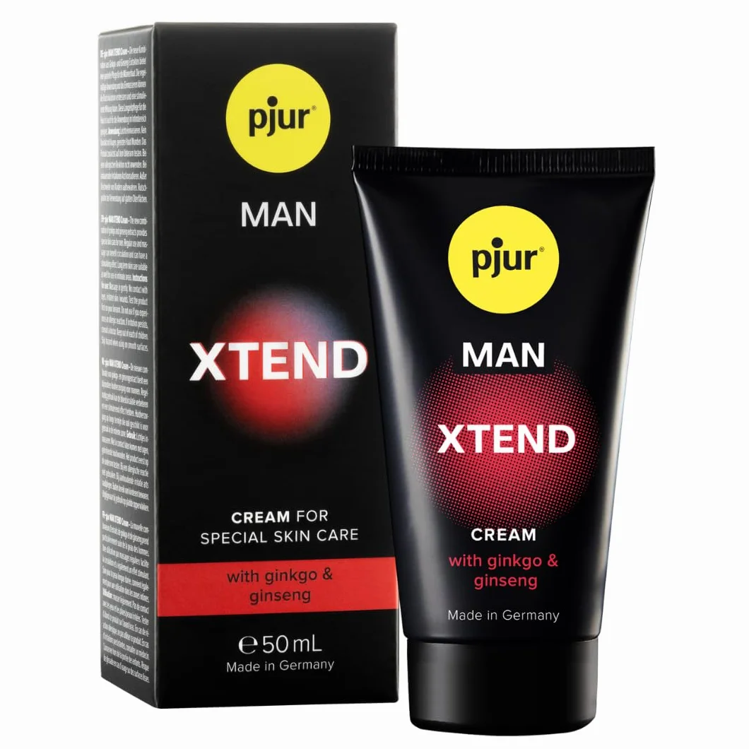 pjur MAN XTEND Cream 50ml Crema per erezione con estratto di ginkgo e ginseng
