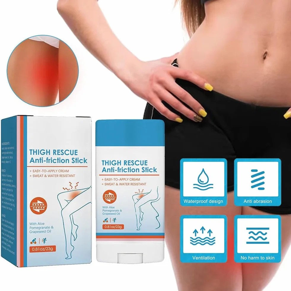 Stick Anti Sfregamento Impermeabile per Donne, Crema Antisfregamento Cosce