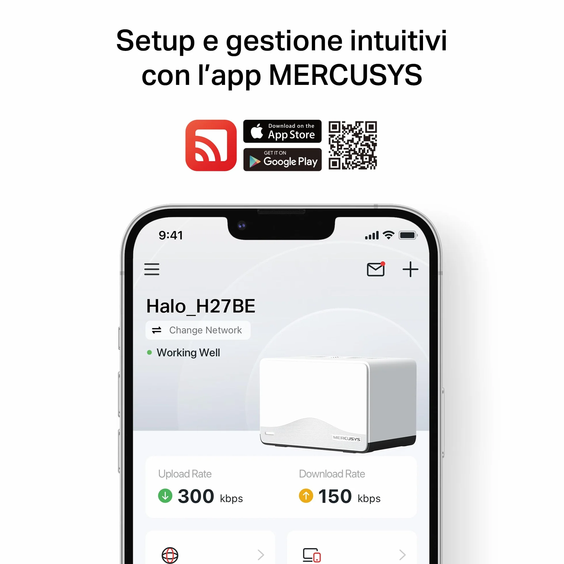 Mercusys TP-Link Halo H27BE Mesh Wi-Fi 7 BE3600Mbps Dual-Band, 2.5G Porta WAN/LAN, 2 Porte LAN Gigabit, Coperti fino a 650m2, 4K-QAM, MLO, Multi-RUs, VPN,Controllo da APP, 3pz
