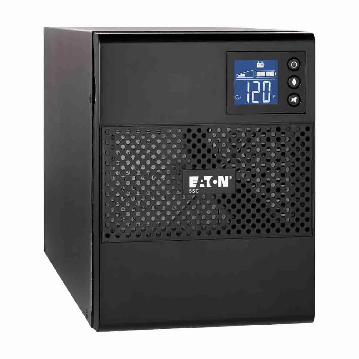 Eaton 5SC 1500I, UPS Line‑Interactive 1500VA/1050W, 8 prese IEC‑C13, regolazione automatica della tensione (AVR), display LCD, formato tower, colore nero (5SC1500I)
