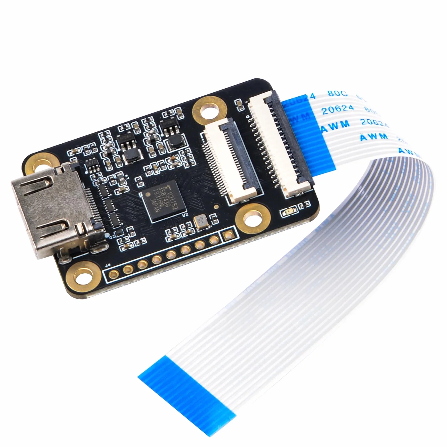 GeeekPi Scheda adattatore da HDMI a CSI2 per Raspberry Pi, supporta ingresso HDMI fino a 1080p 30fps, compatibile con Raspberry Pi 4B/3B+/3B/Pi Zero/W/2W