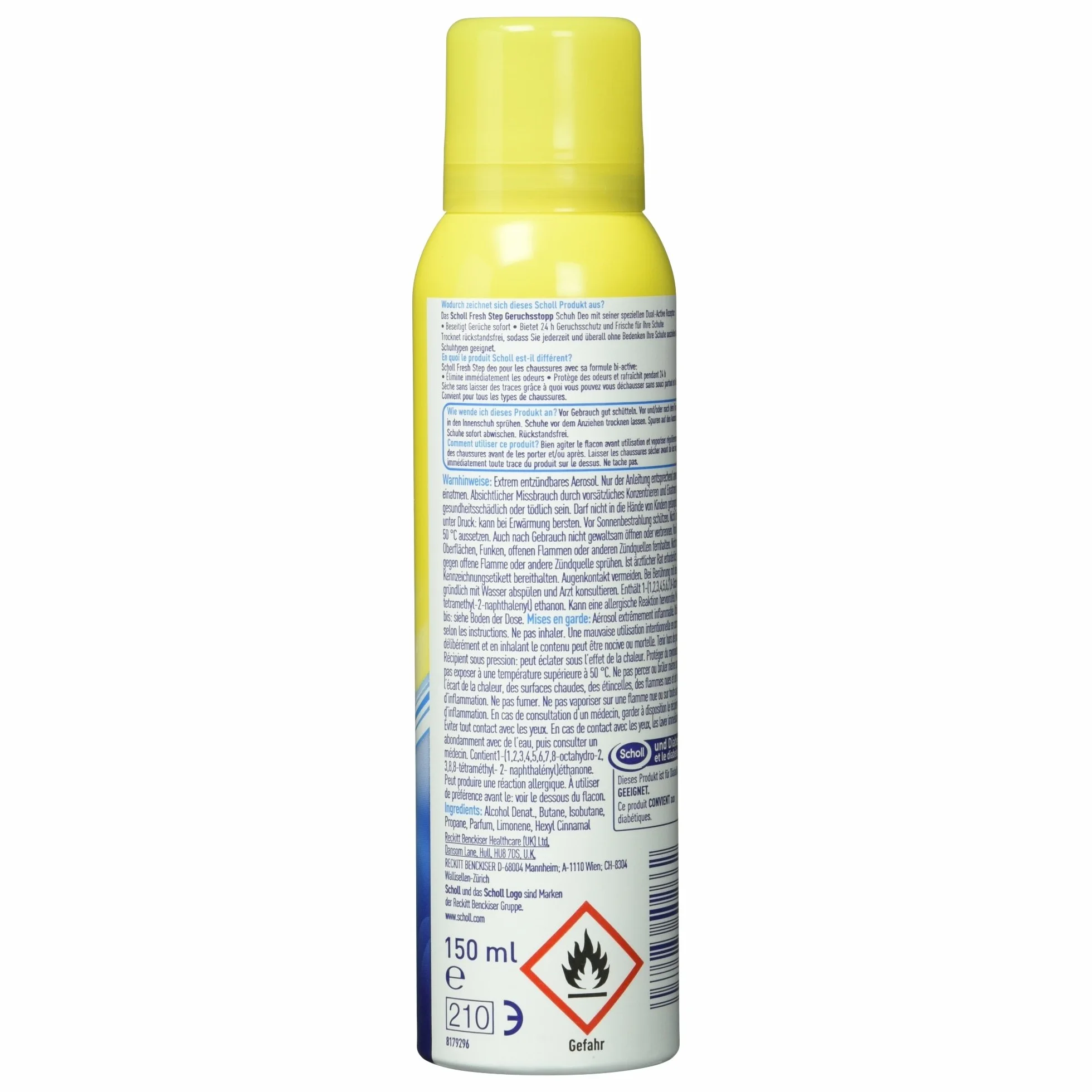 Scholl Fresh Step Deodorante per scarpe 150 ml