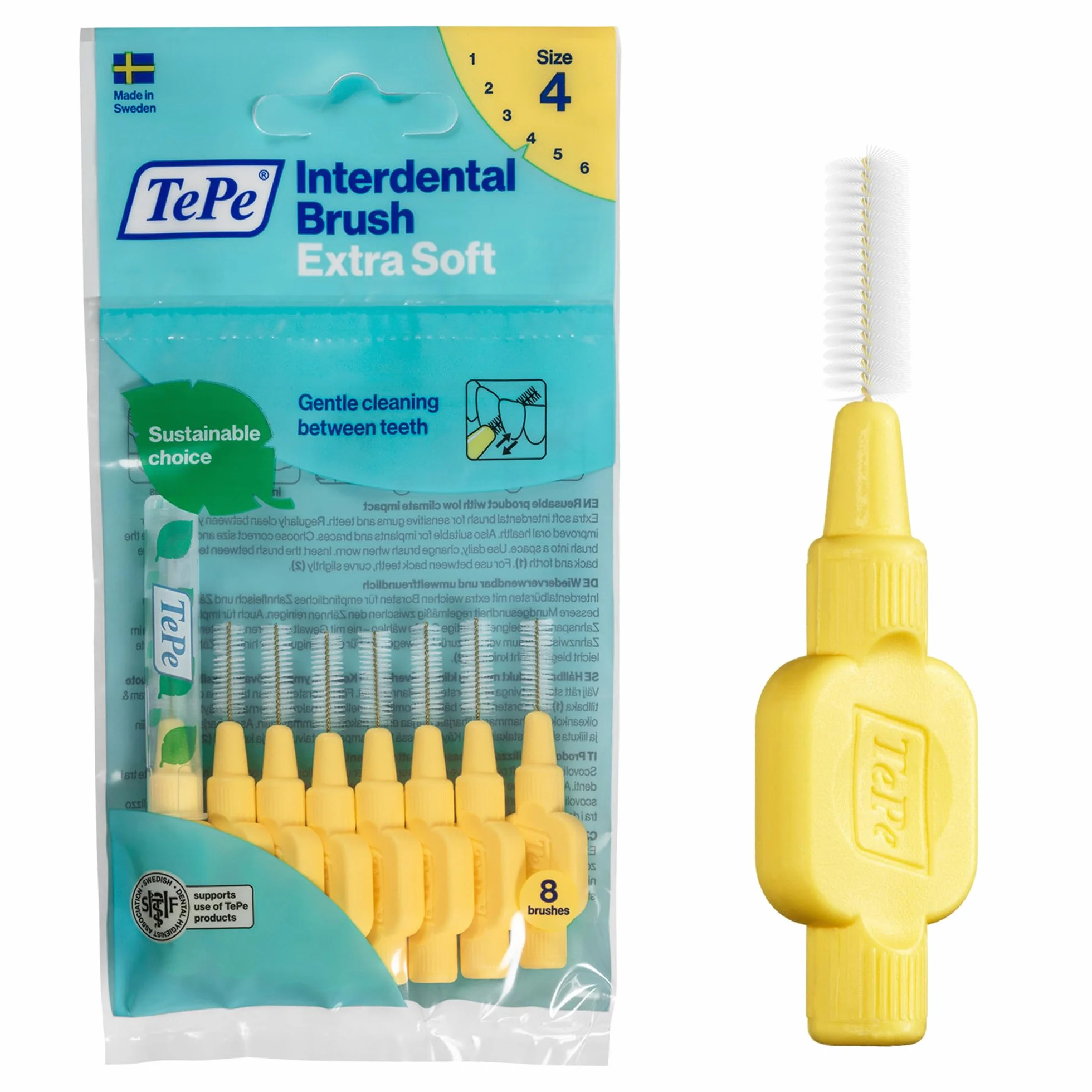 TePe Scovolino Extra Soft 0.7 mm ISO 4 8pz Giallo