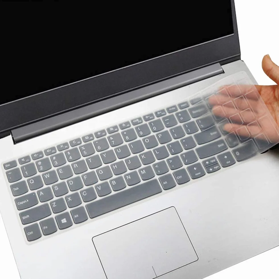 Custodia per tastiera 2020 Lenovo Ideapad 3 15 15,6 pollici FHD con tastierino numerico tastiera Skin Protector, 2020 Lenovo Ideapad 3 15 accessori, trasparente (layout US)