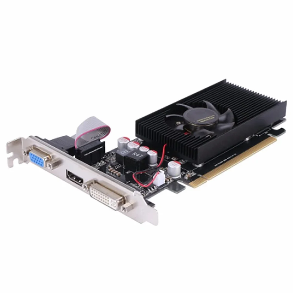 GT210 1GB Schede Grafiche Scheda Video Un 64 Bit per GPU Giochi per PC -I Compatibile VGA Scheda Grafica Un Doppio Schermo Utilizzata