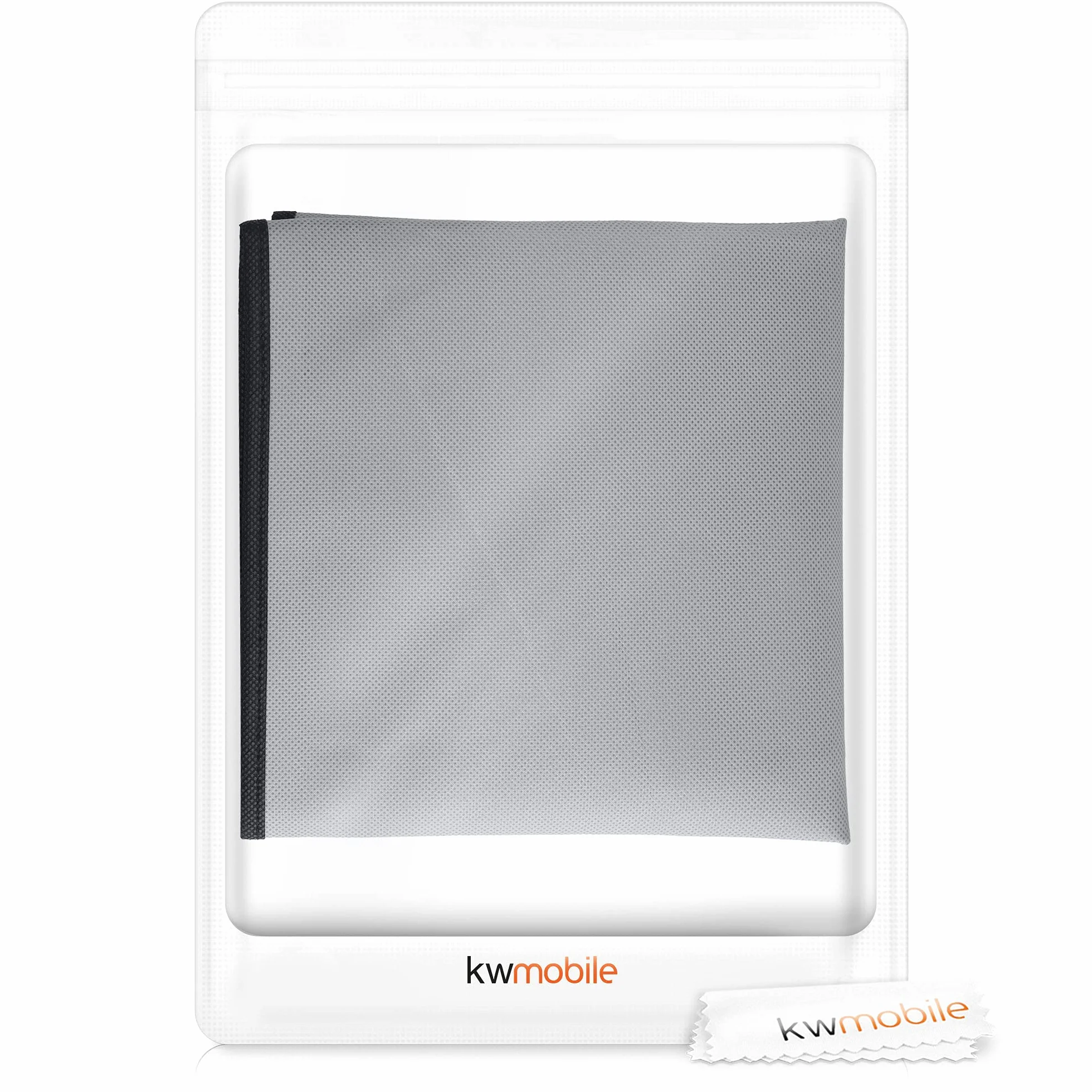kwmobile Custodia 4in1 Compatibile con Apple iMac 24" - Fodero Monitor, Case Tastiera, Cover Magic Mouse e Porta-Cavi - grigio chiaro