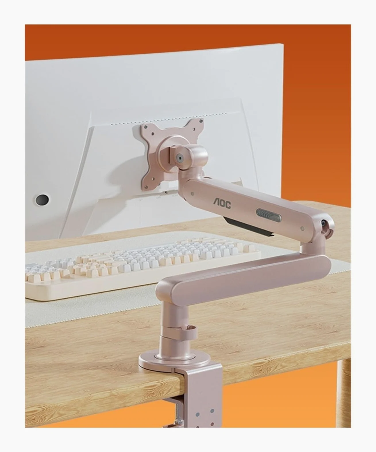Supporto for montaggio su morsetto da tavolo con braccio singolo for monitor